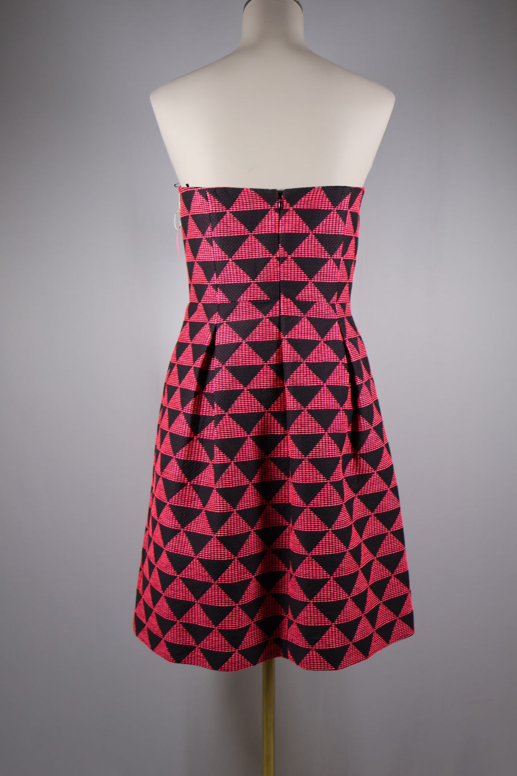 Trina Turk Strapless Geometric Dress / Size 10