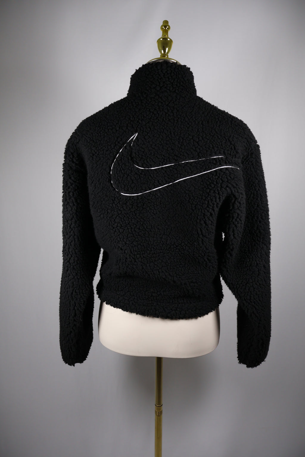 Nike Sherpa Fleece Cropped Jacket | Size XS