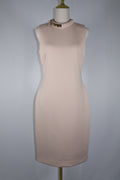 Calvin Klein Blush Sleeveless Sheath Dress / Size S