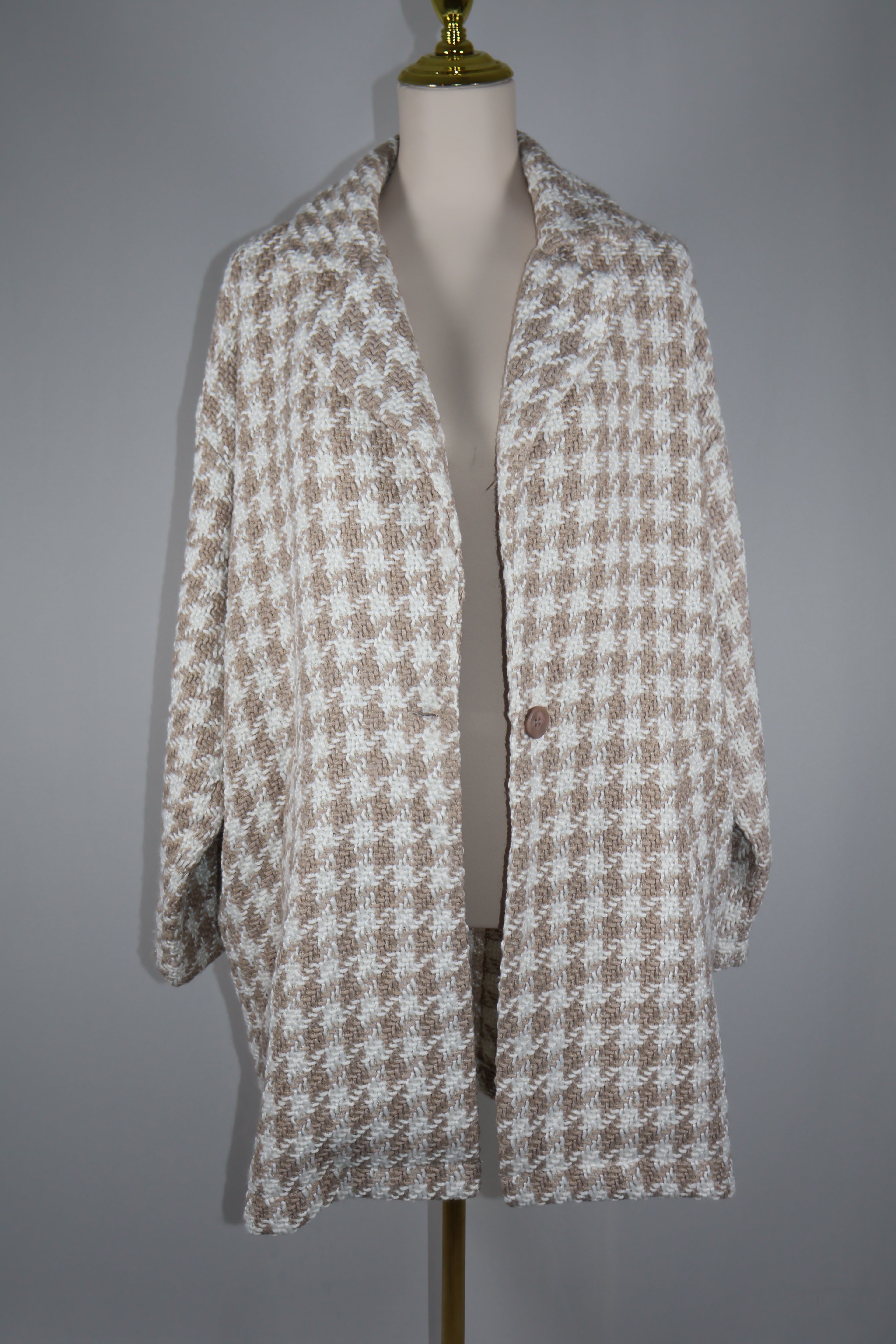 Forever 21 Houndstooth Coat  / Size M