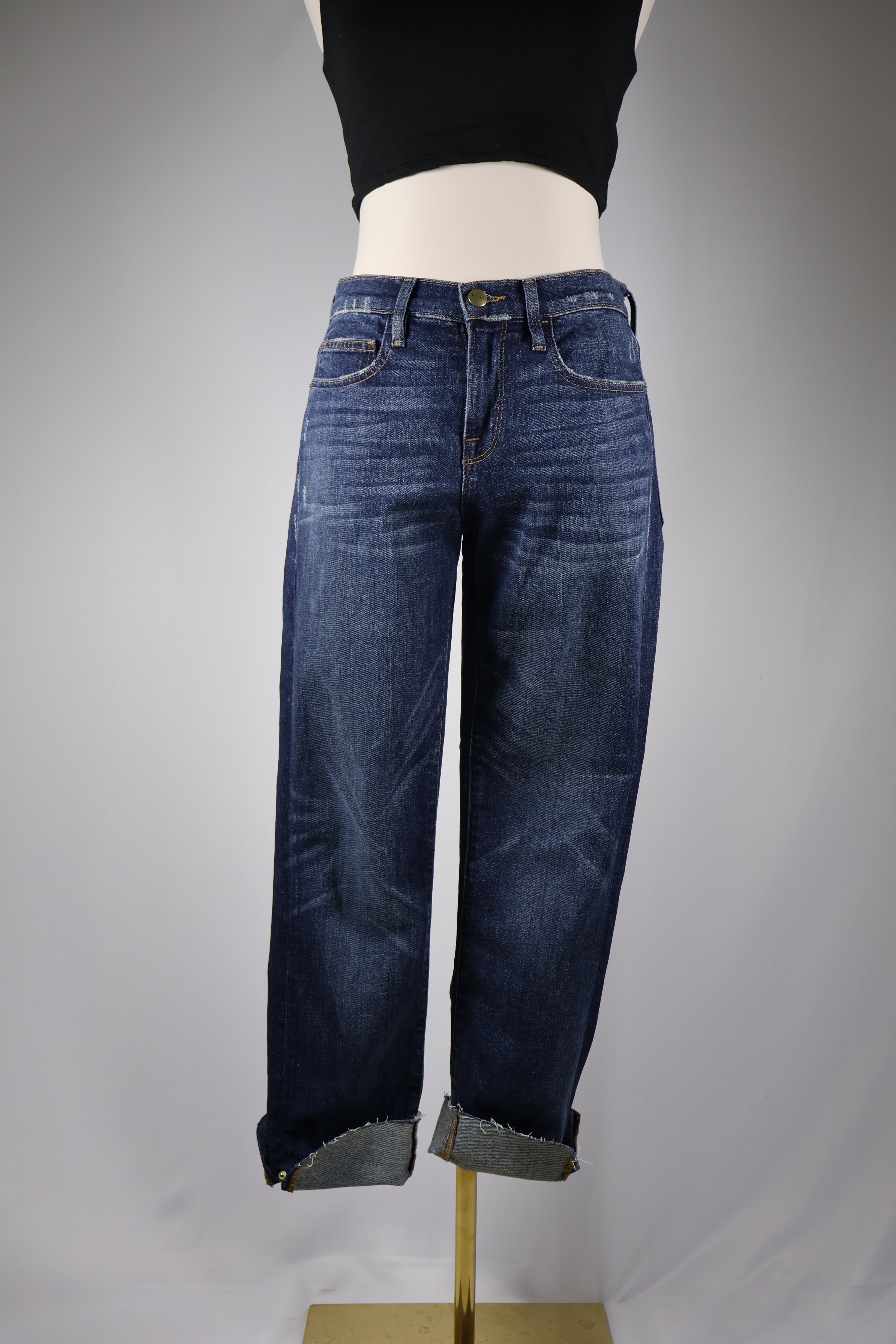 Frame Le Boy Dark Wash Denim Jeans / Size 26