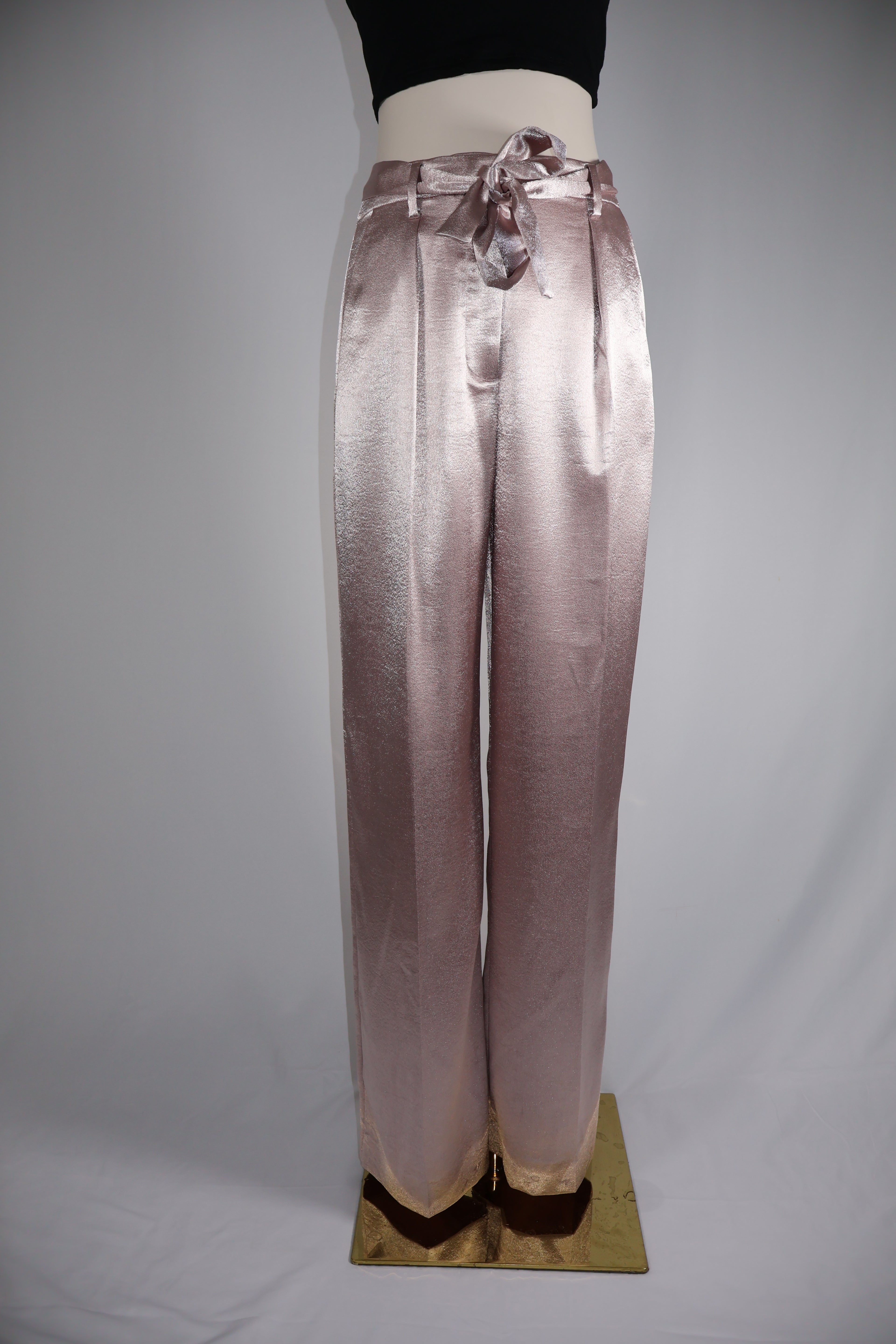 Equipment Femme Satin Wide Leg Pants / Size 6