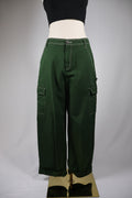 Sandy Liang Green Cargo Utility Pants | Size 6
