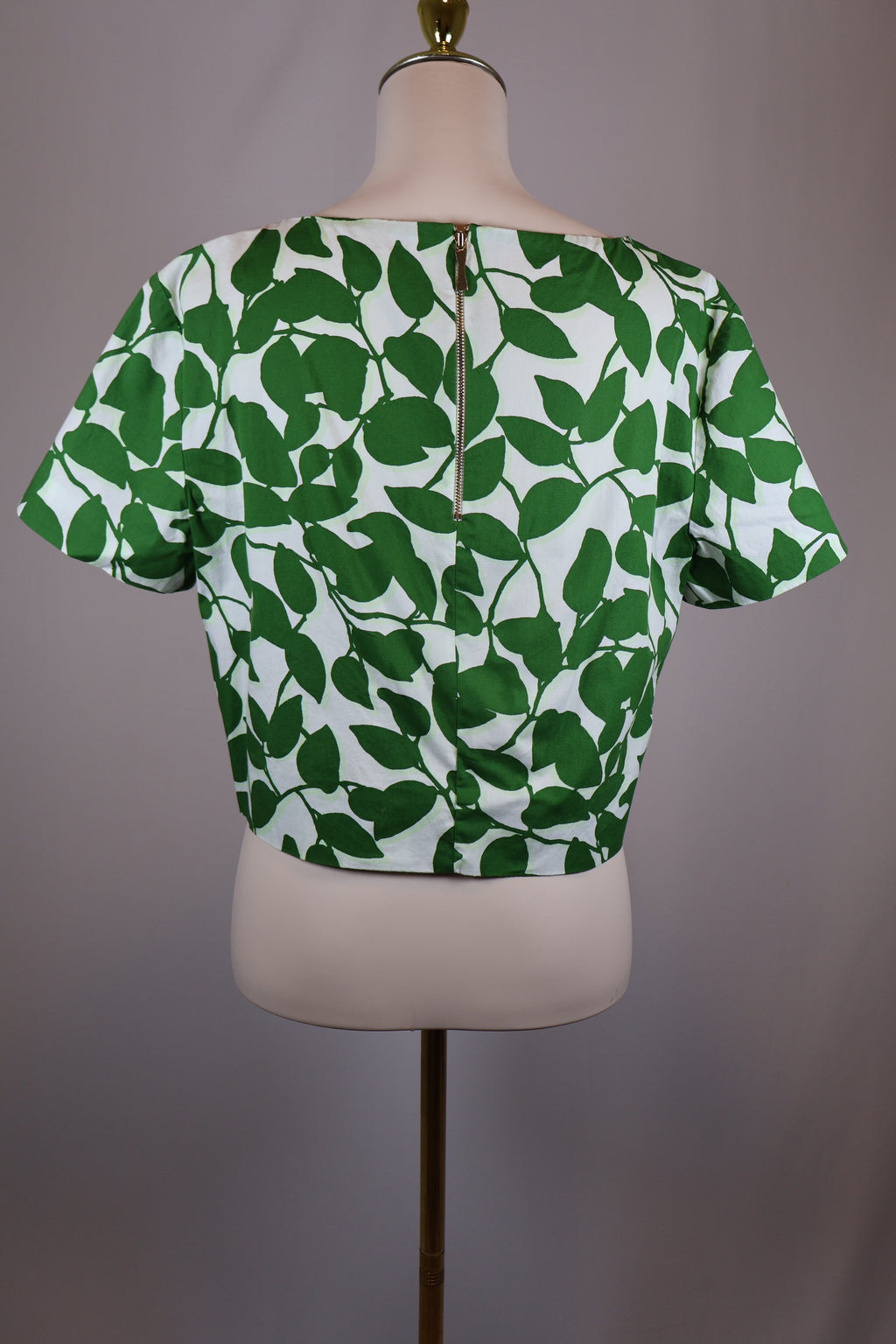 Kate Spade Live Colourfully Cropped Blouse / Size L