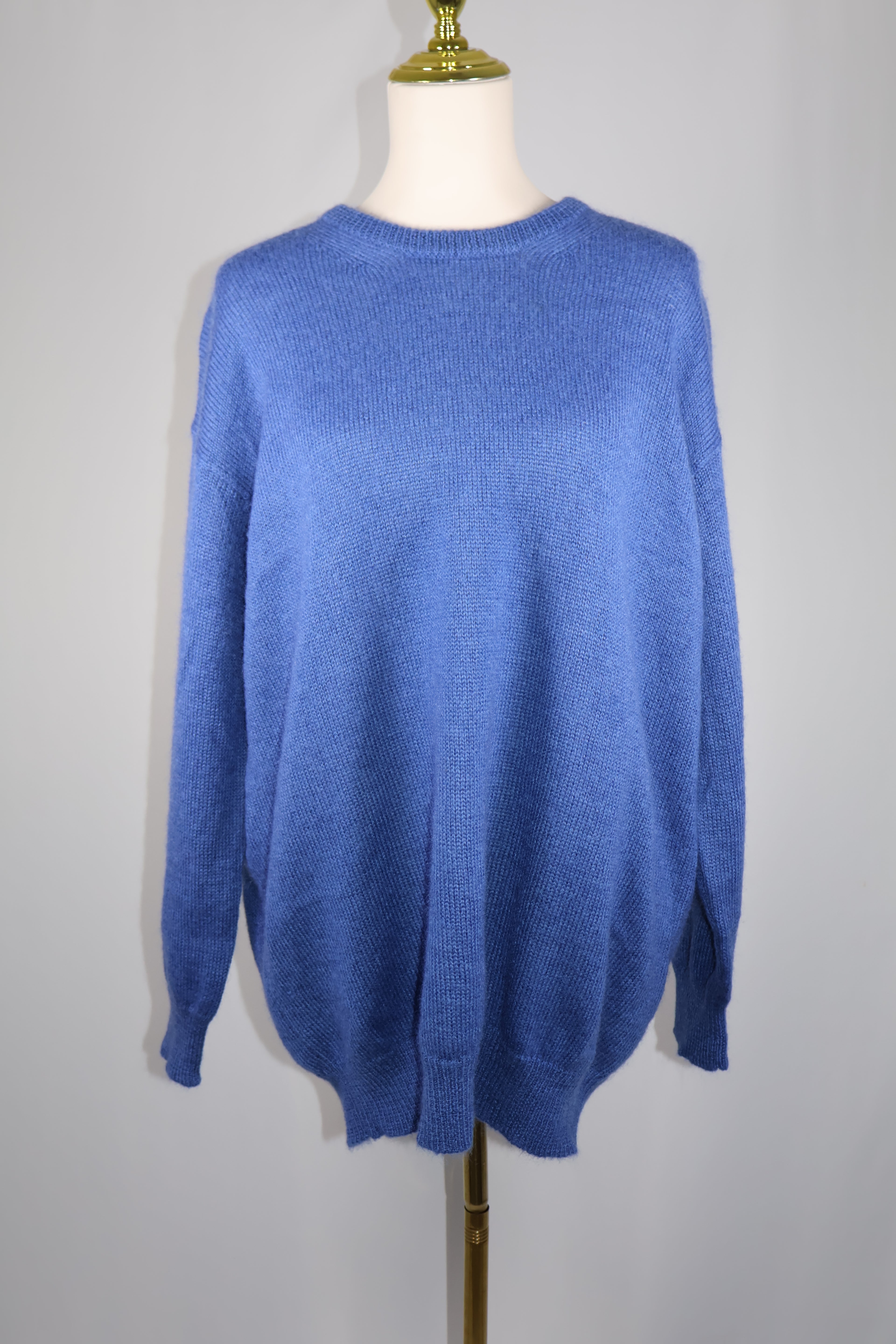 Max Mara Mohair Blend Crew Neck Sweater / Size XL