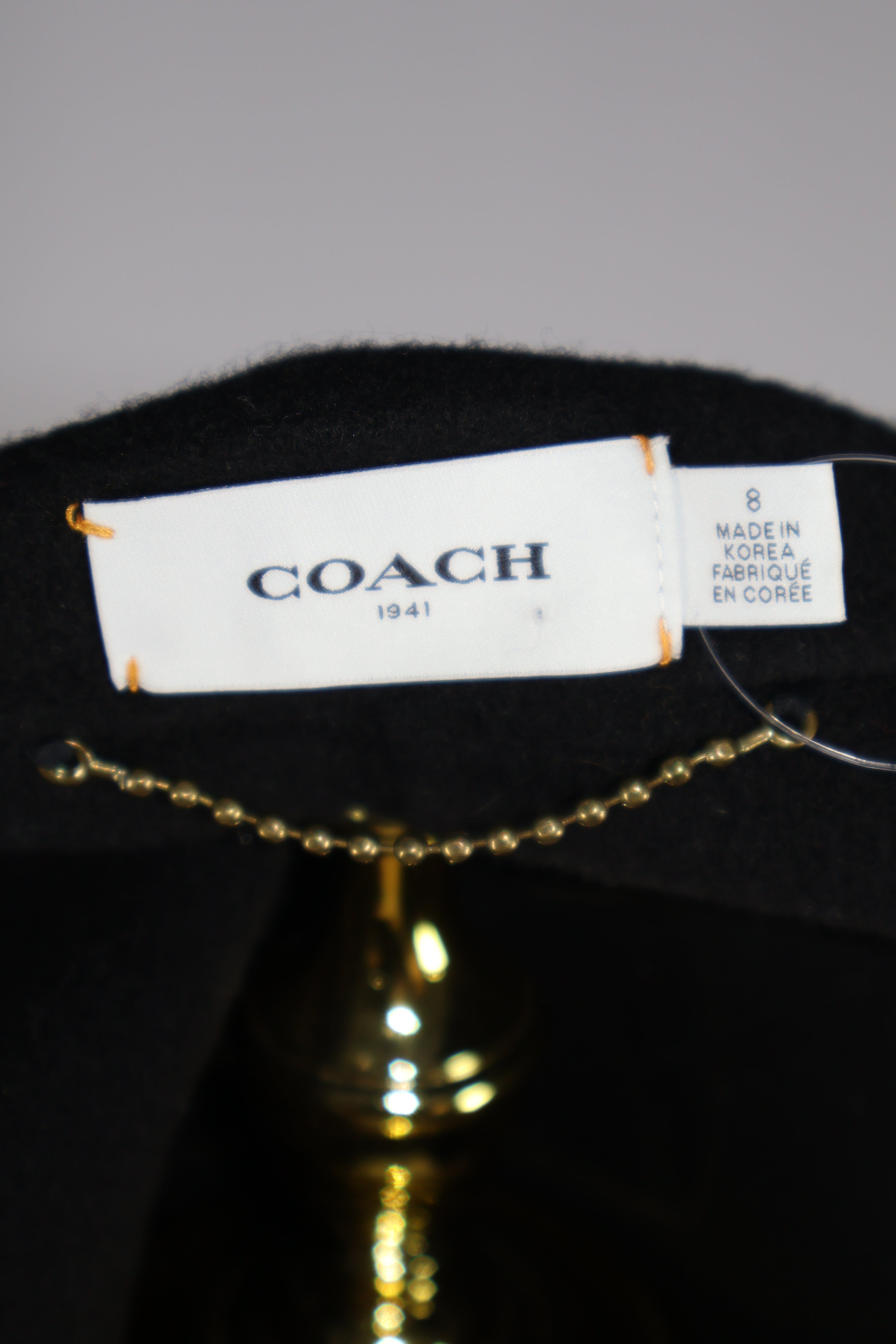 Coach Double Faced Wool Coat / Size 8