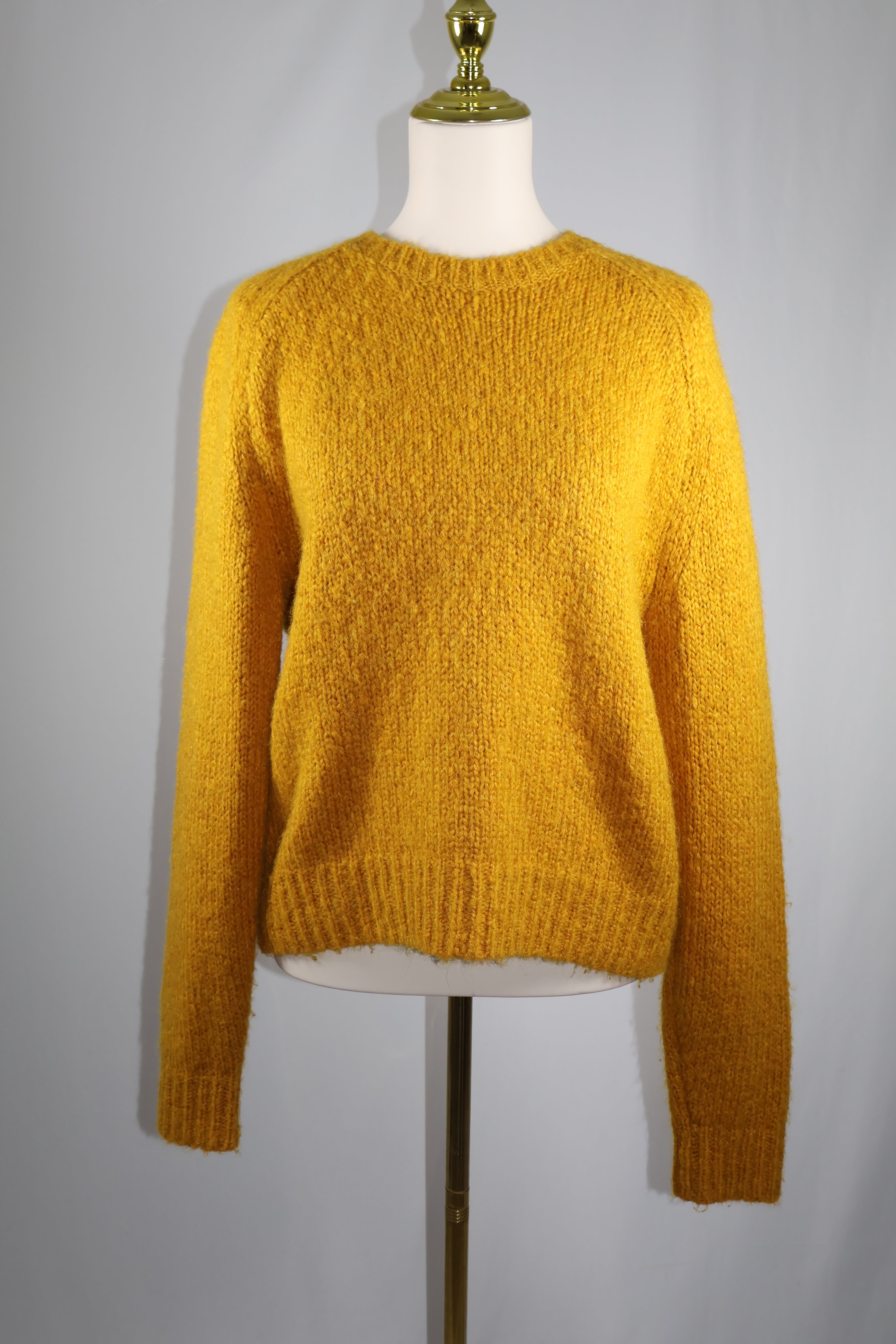 Babaton Yellow Knit Crewneck / Size M