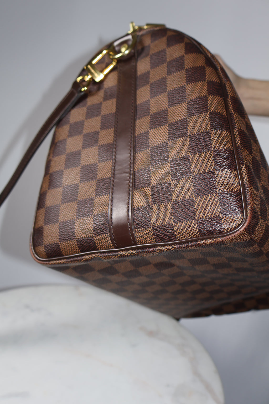 Louis Vuitton Damier Ebene Speedy Bandouliere 35