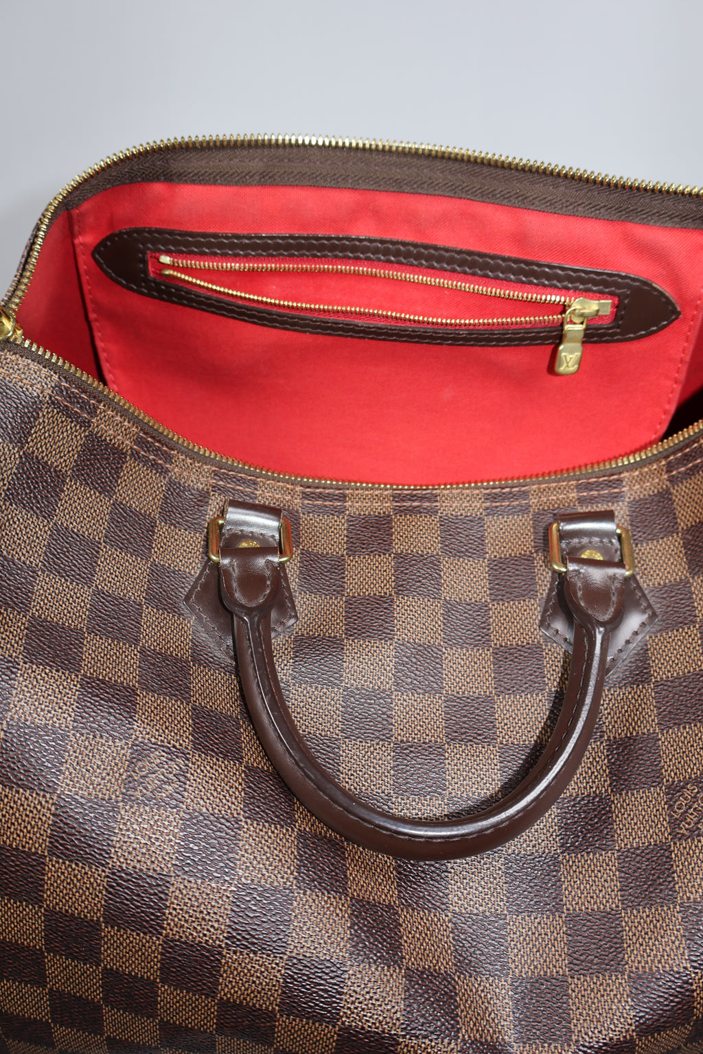 Louis Vuitton Damier Ebene Speedy Bandouliere 35