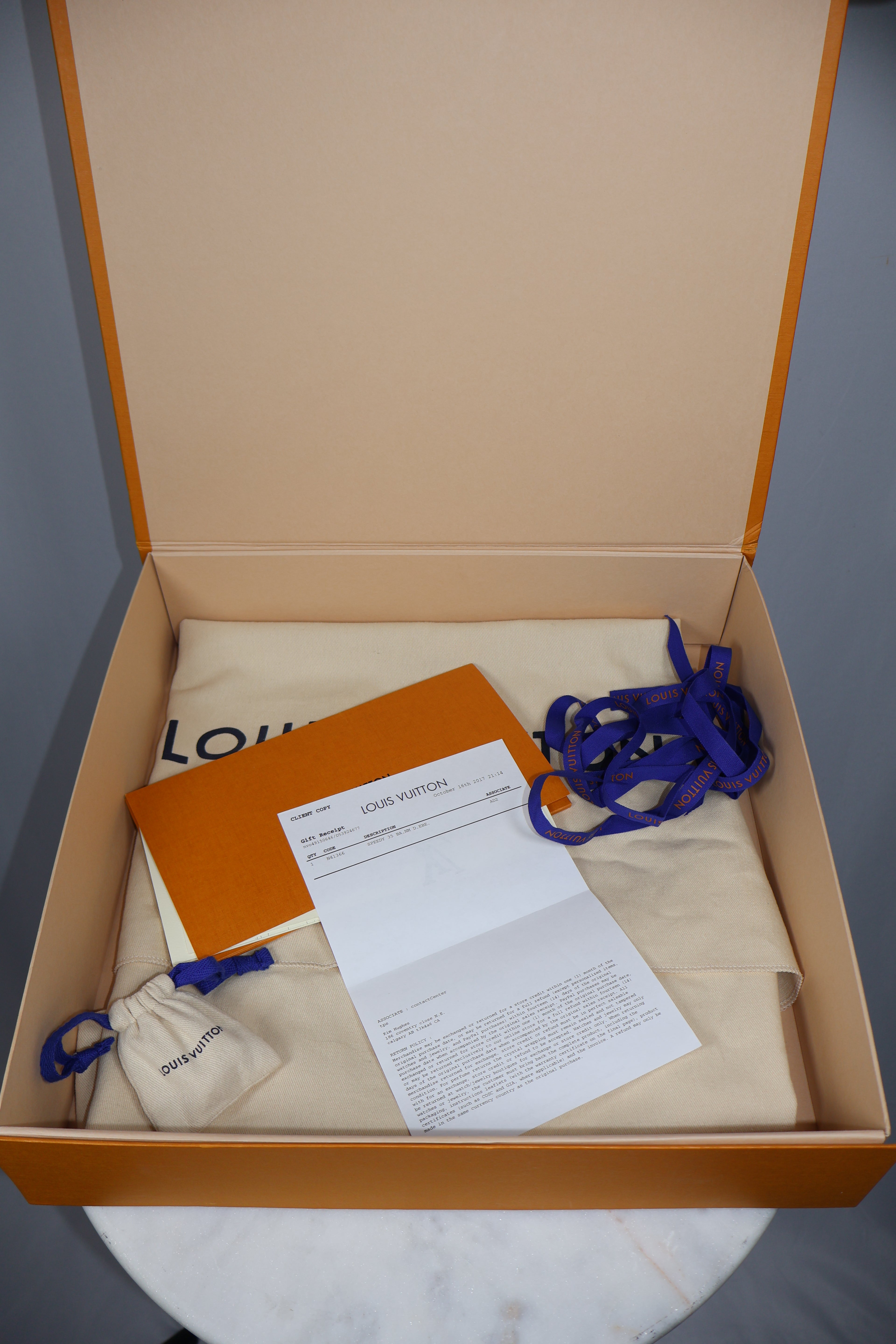 Louis Vuitton Damier Ebene Speedy Bandouliere 35