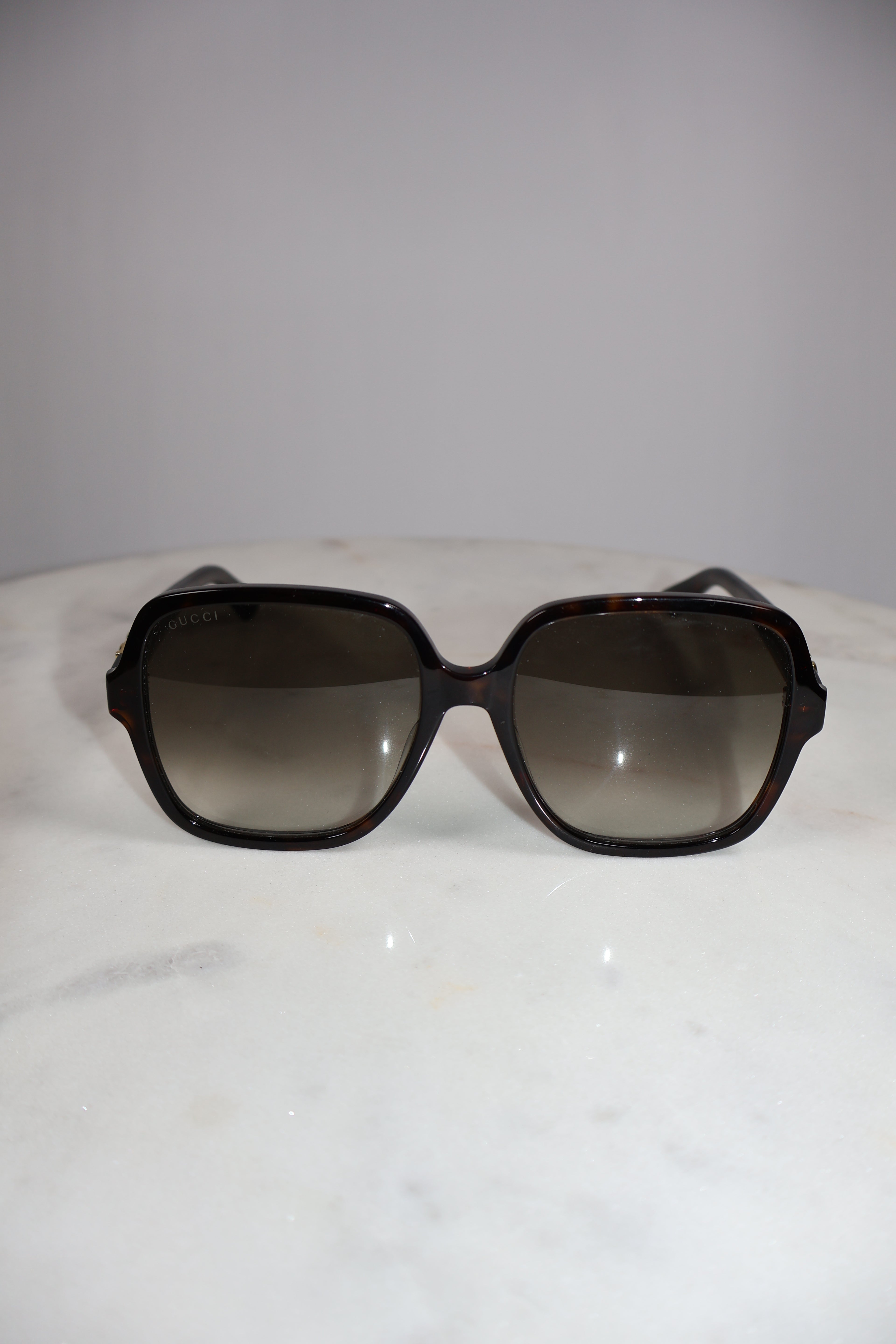 Gucci Black Acetate Oversized Square Sunglasses GG1189S