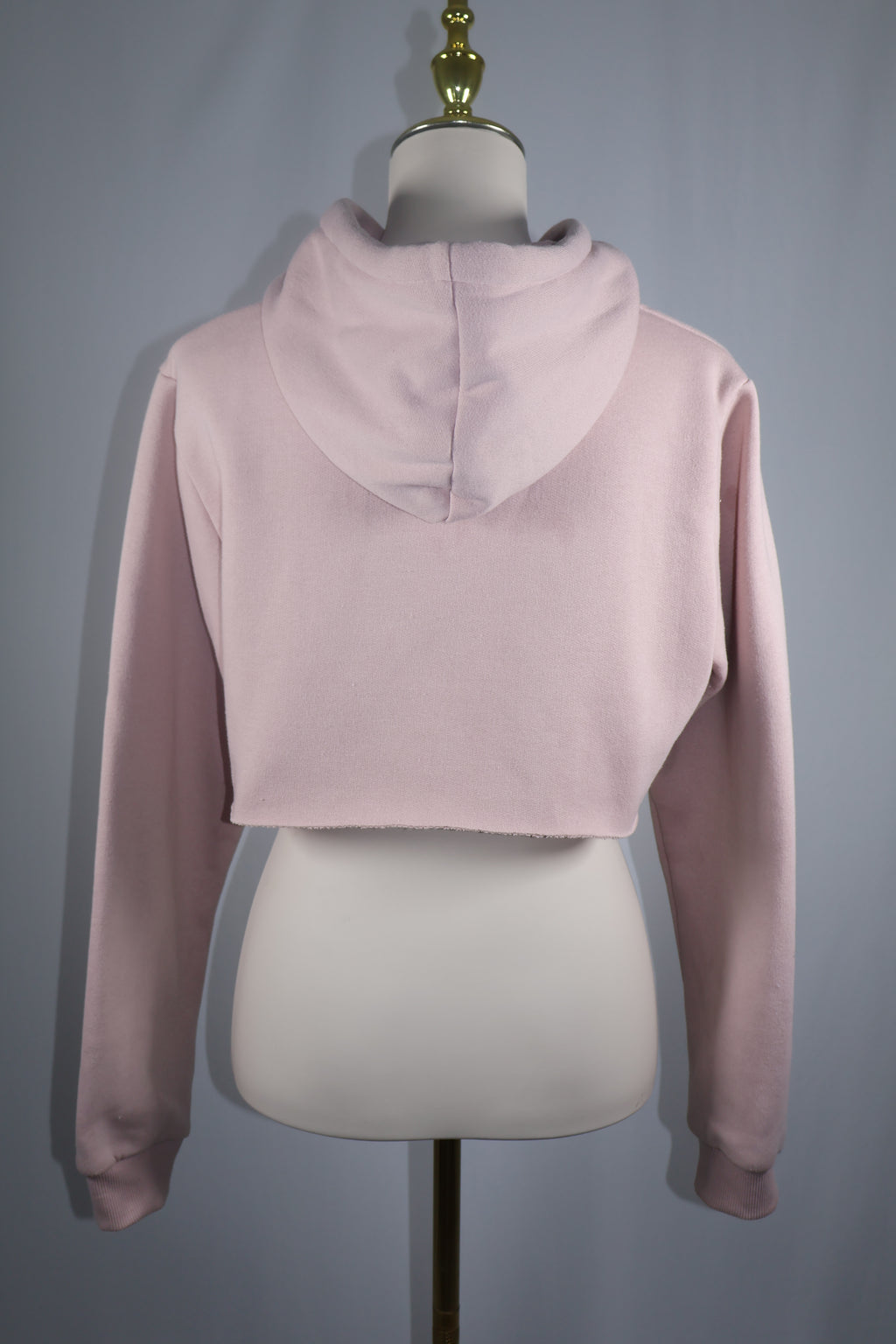 Ryderwear Cropped Blush Pink Hoodie | Size XS