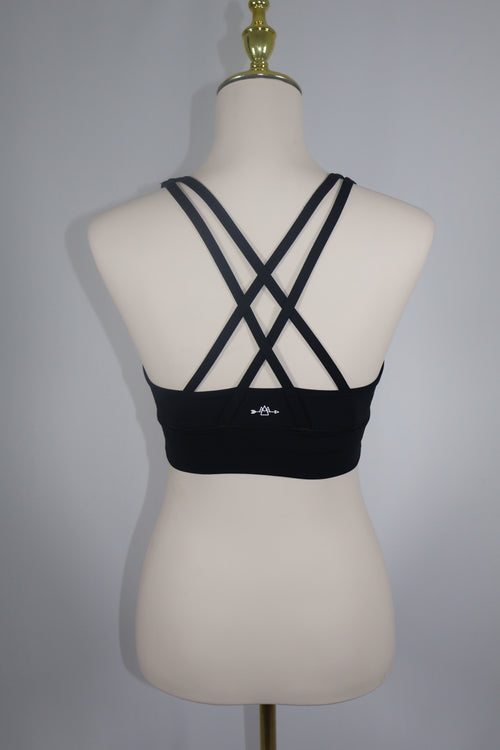Bare Activewear Black Sports Bra | Size S