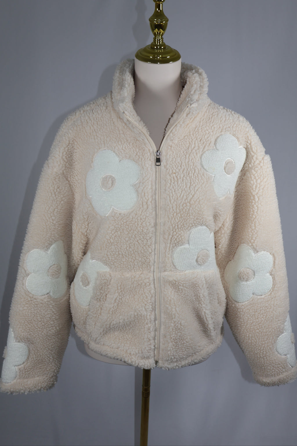 Mark Edwards Studio Floral Sherpa Jacket | Size S