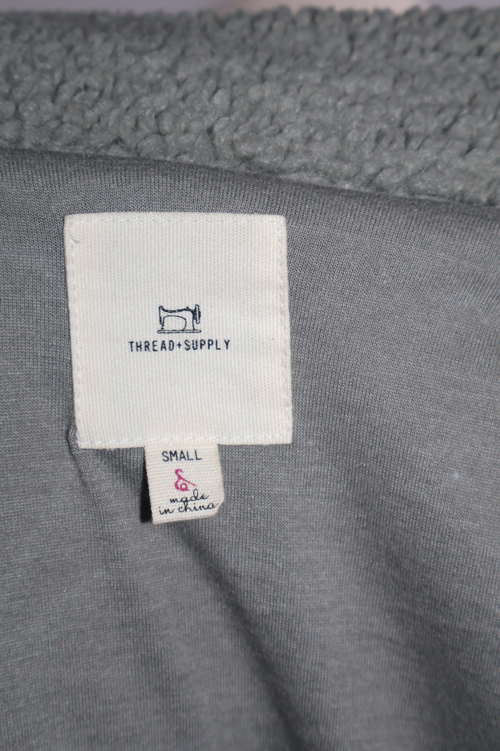 Thread & Supply High Pile Fleece Floral Jacket | Size S