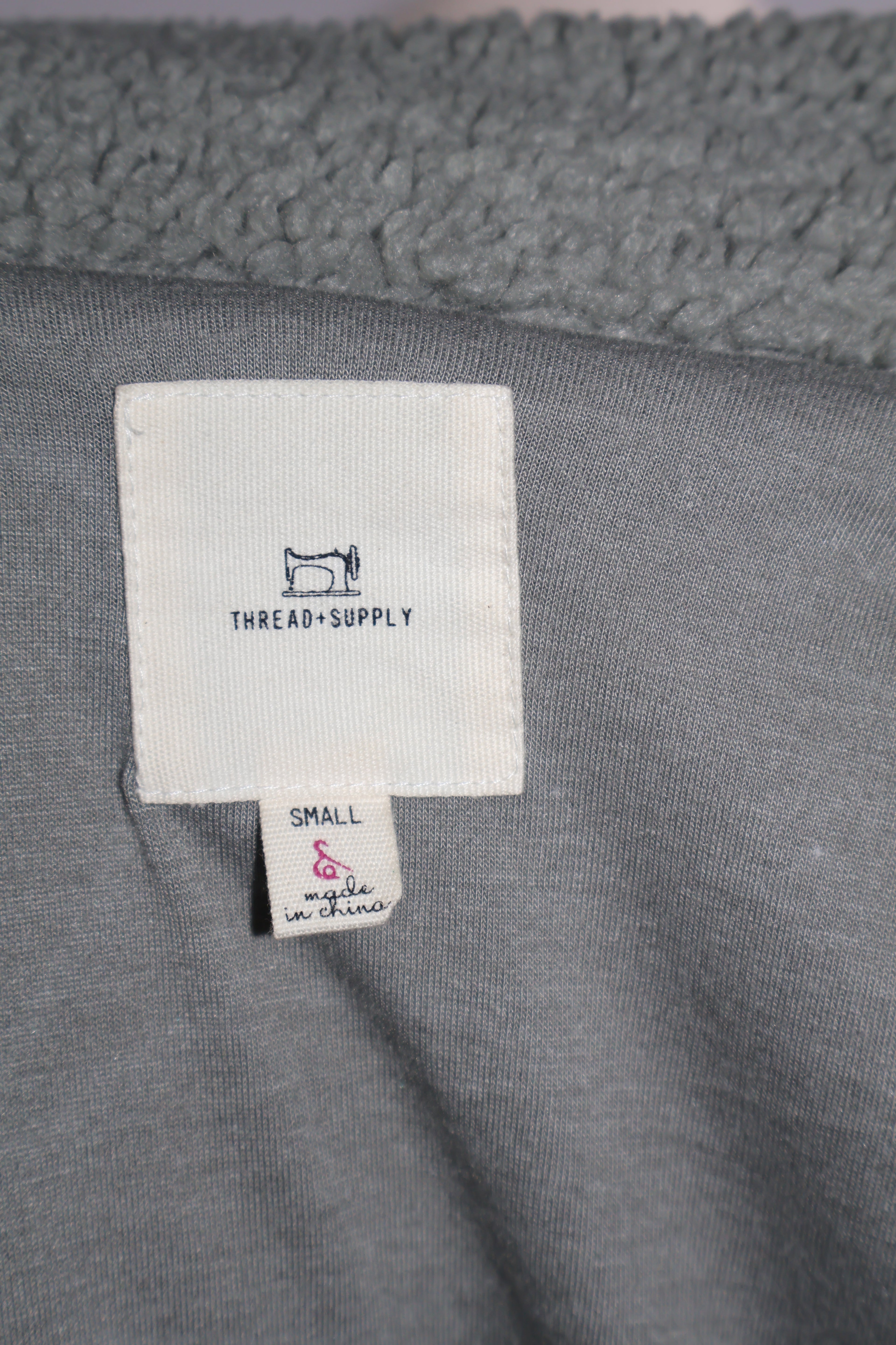 Thread & Supply High Pile Fleece Floral Jacket | Size S