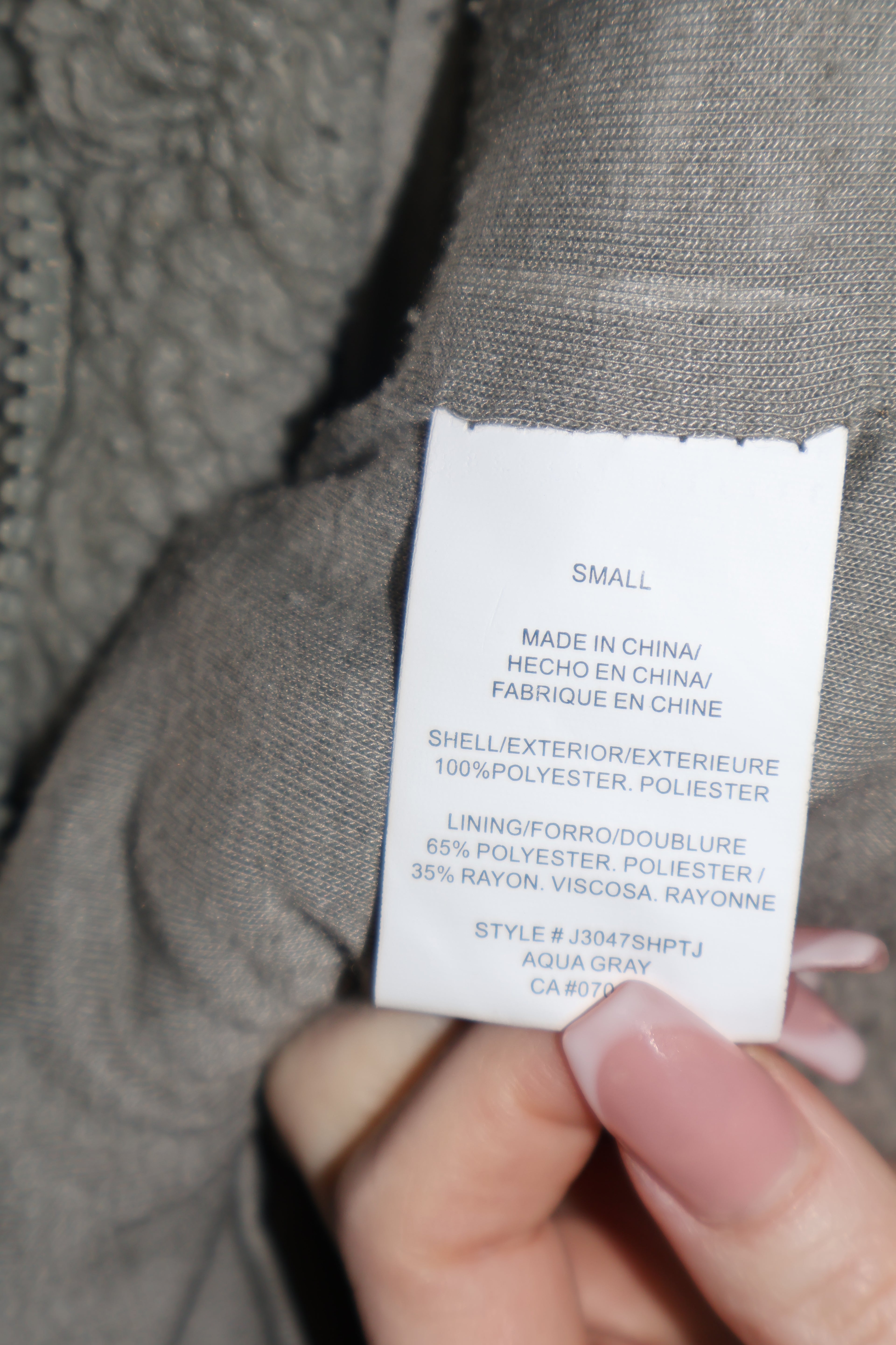 Thread & Supply High Pile Fleece Floral Jacket | Size S