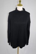 Skull Cashmere Turtleneck Knit Sweater / Size L