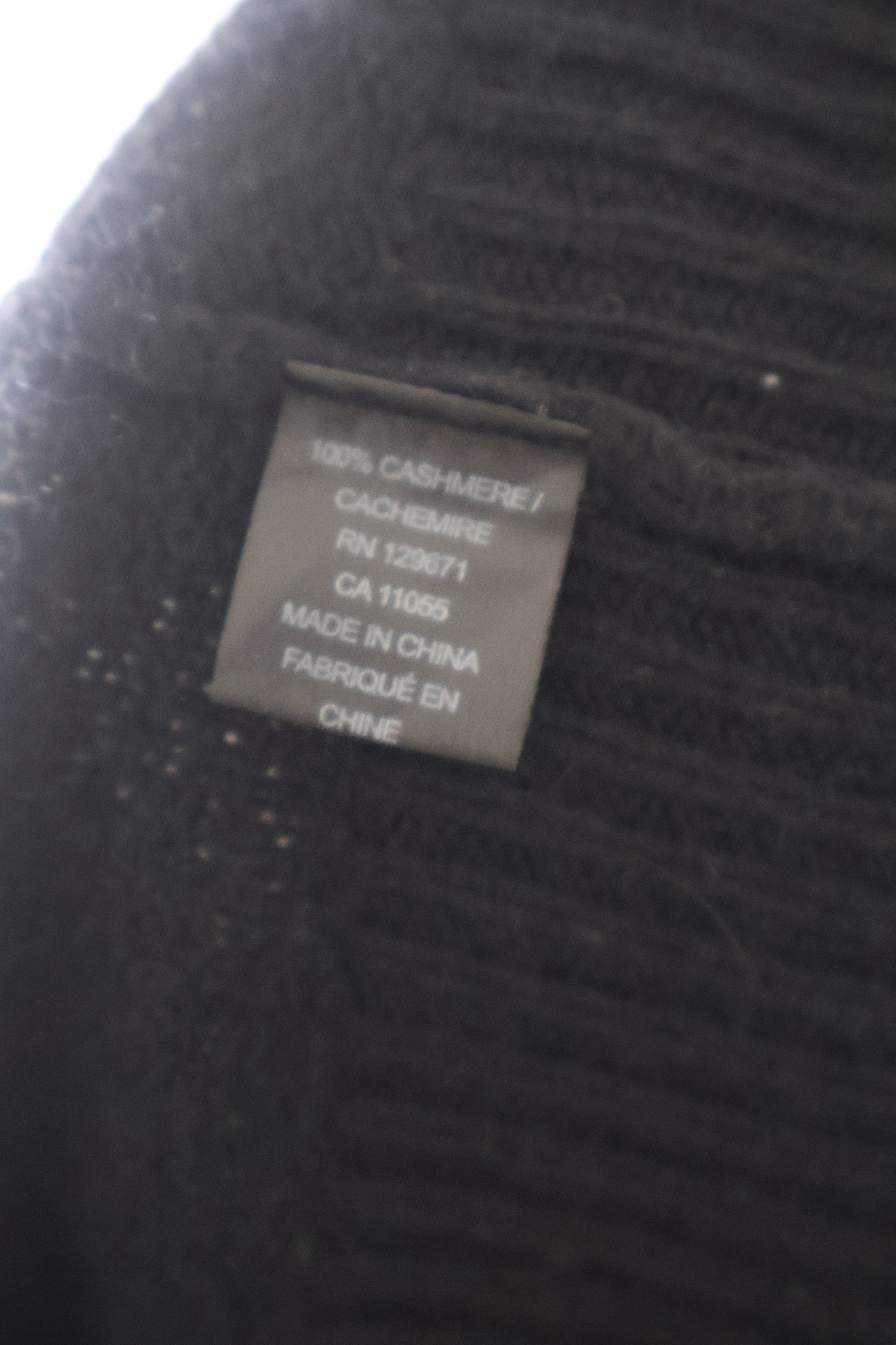 Skull Cashmere Turtleneck Knit Sweater / Size L