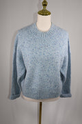 Vince Boxy High Neck Merino Wool Blend Sweater / Size M