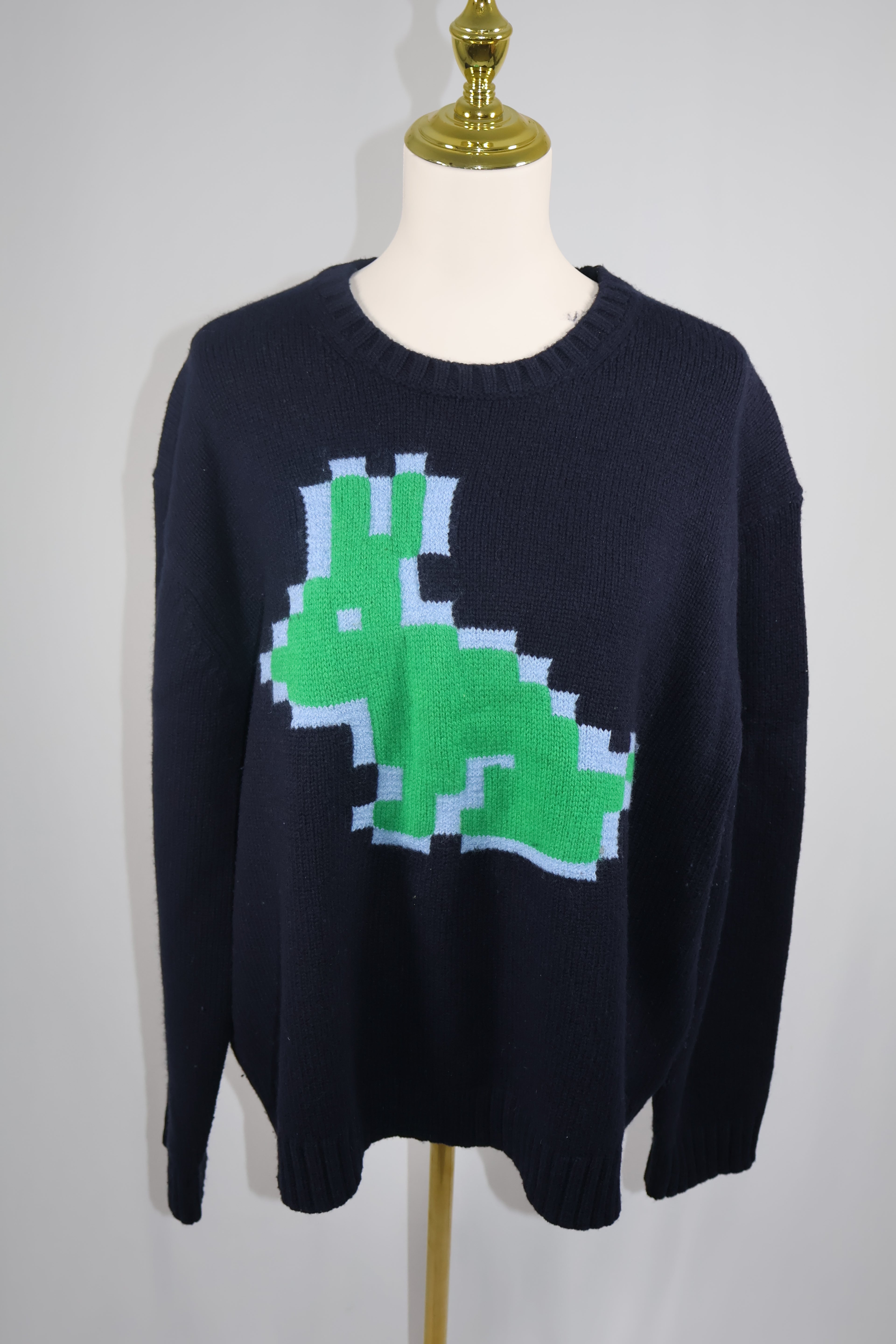 Tory Sport Merino Wool Graphic Sweater / Size XL