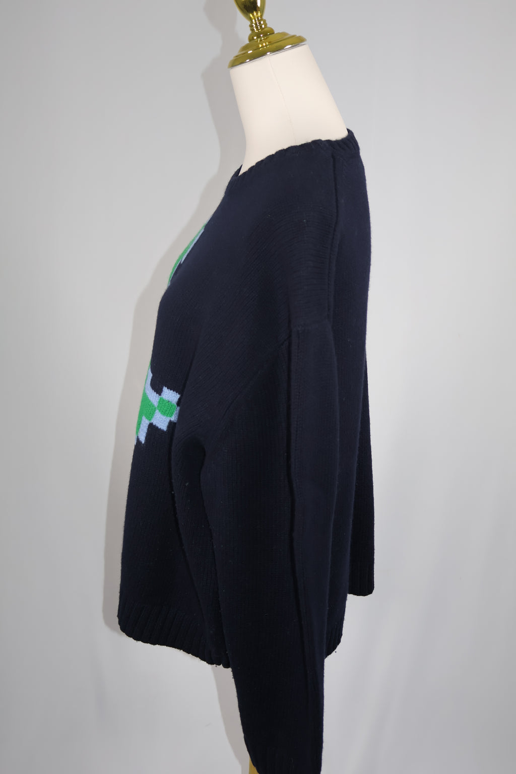 Tory Sport Merino Wool Graphic Sweater / Size XL