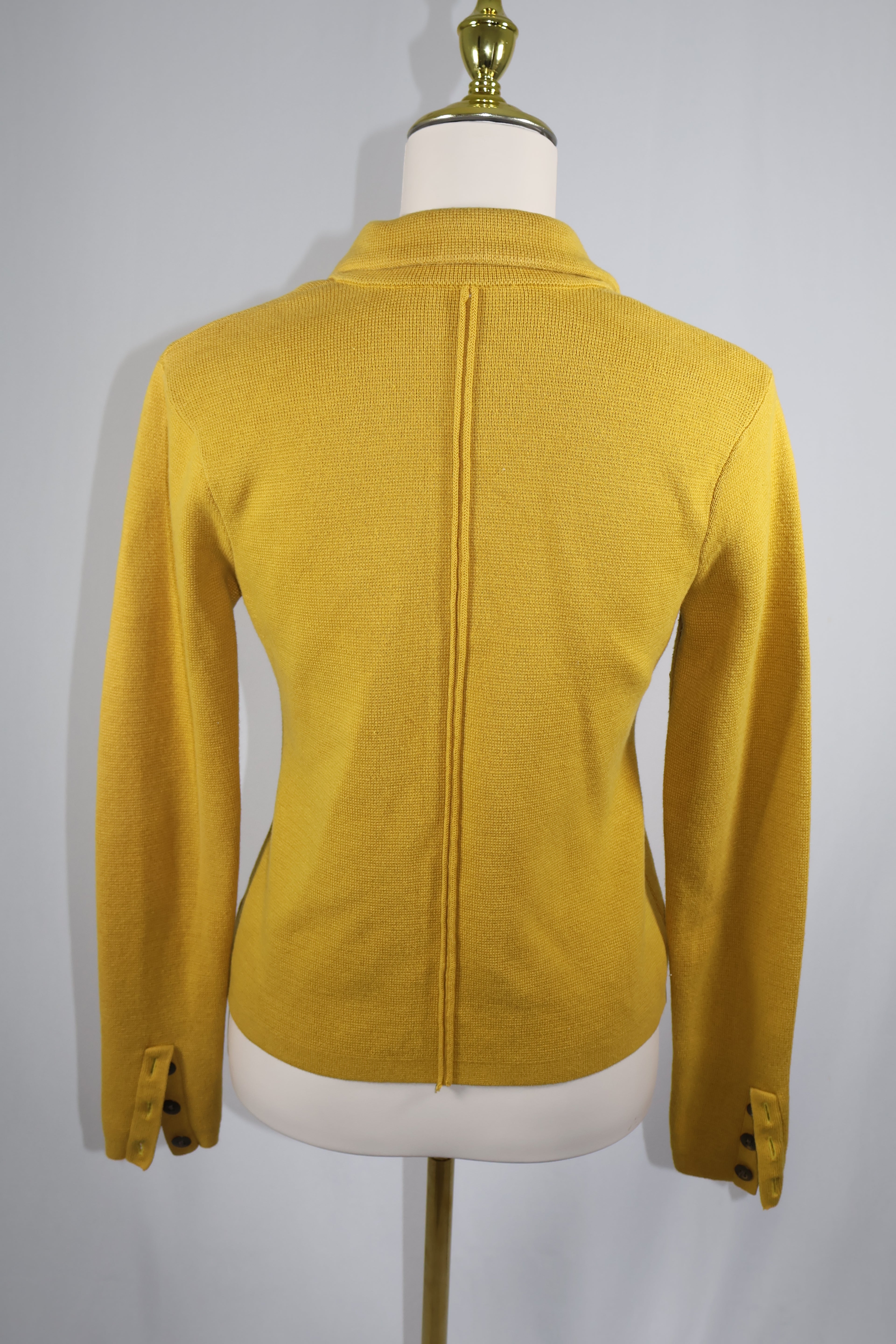 Knit Double Breasted Blazer / Size S