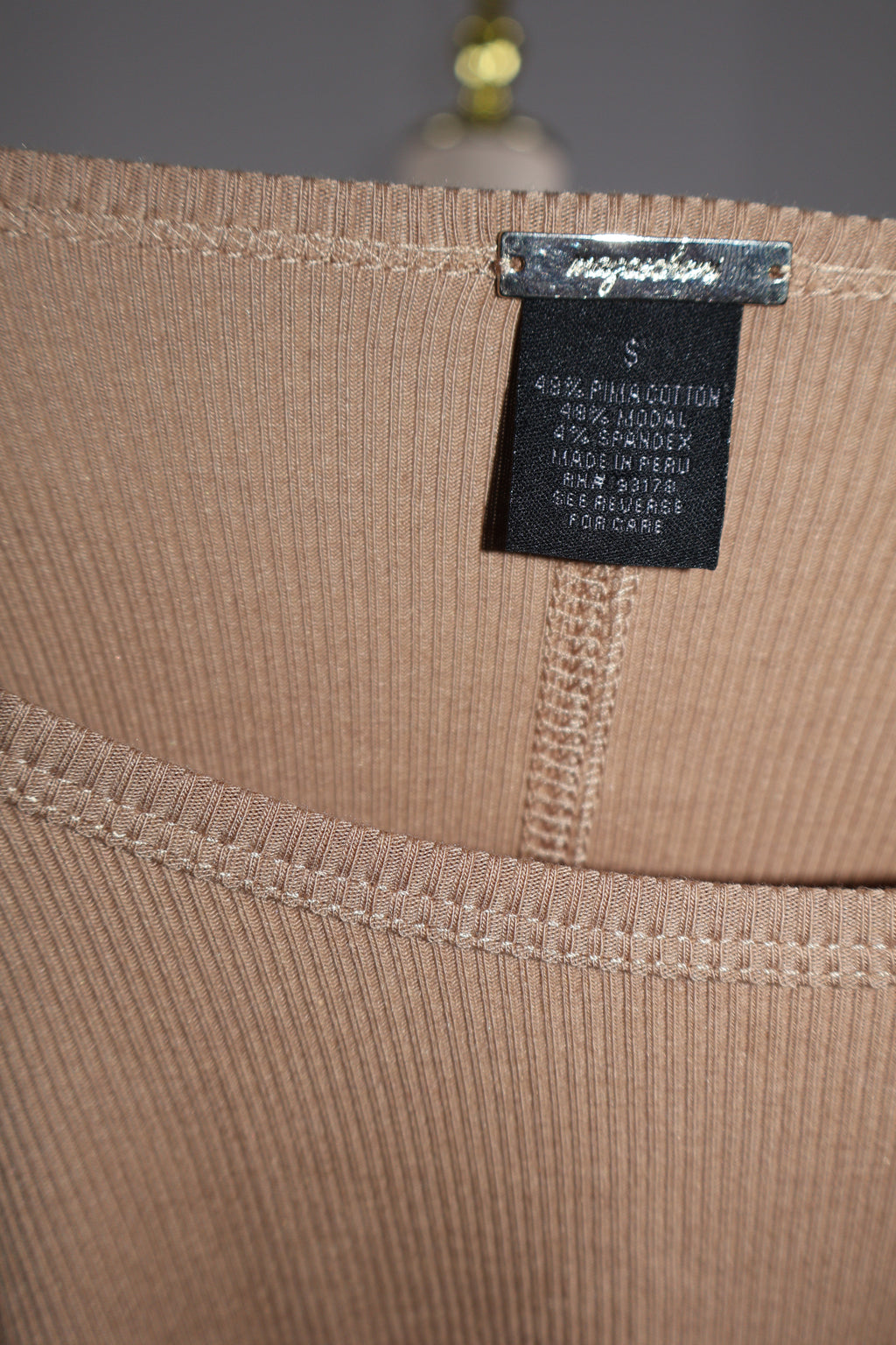 Magaschoni Light Brown Soft Top / Size S