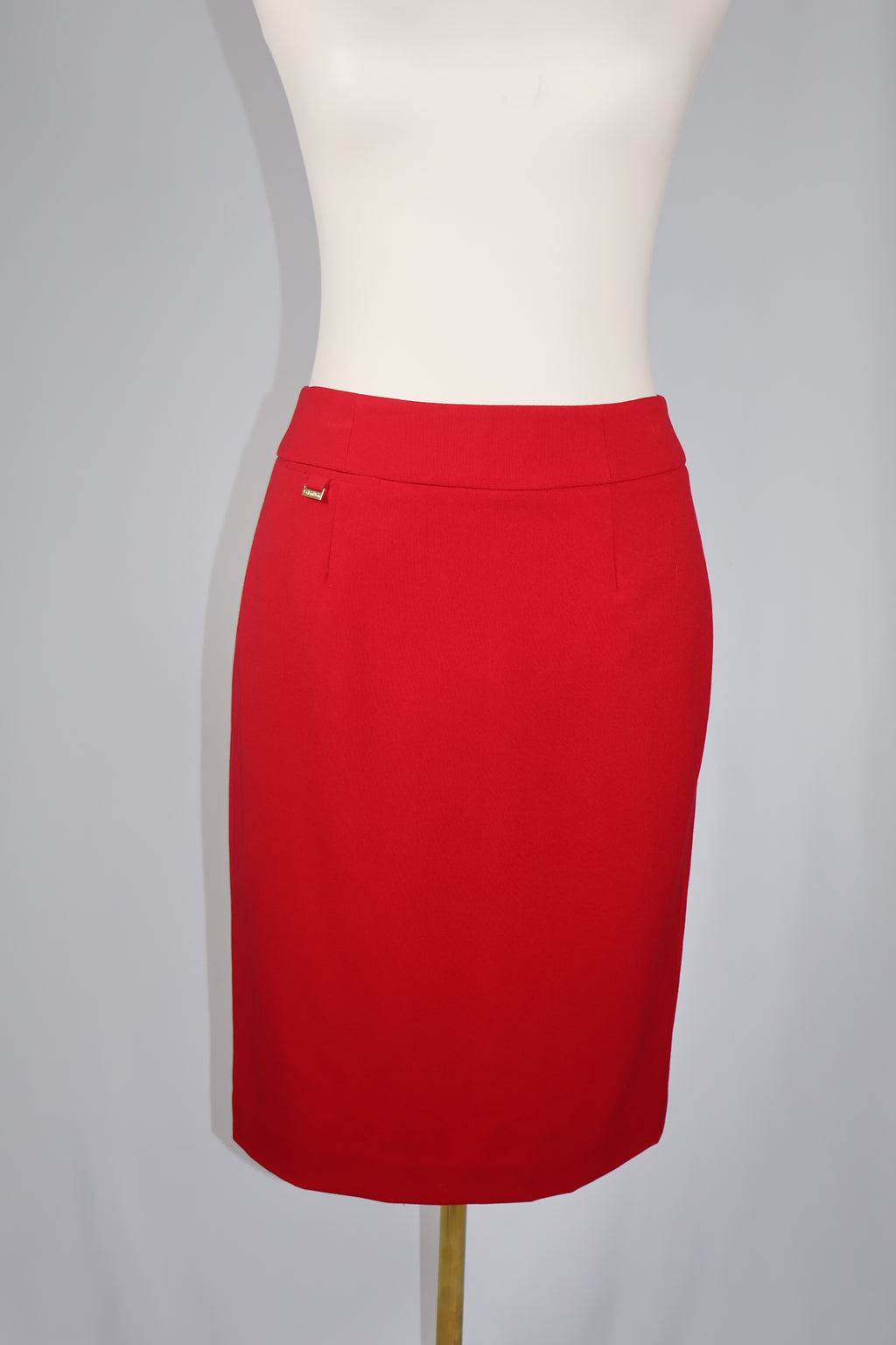 Calvin Klein Zip Back Short Pencil Skirt / Size 2
