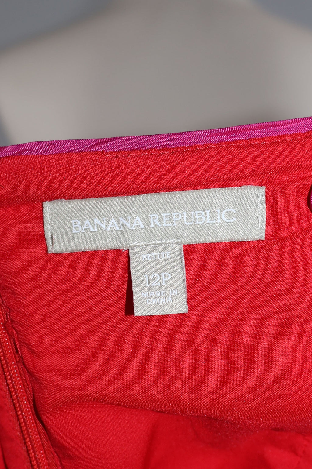 Banana Republic Wool blend Red Dress / Size 12 petite