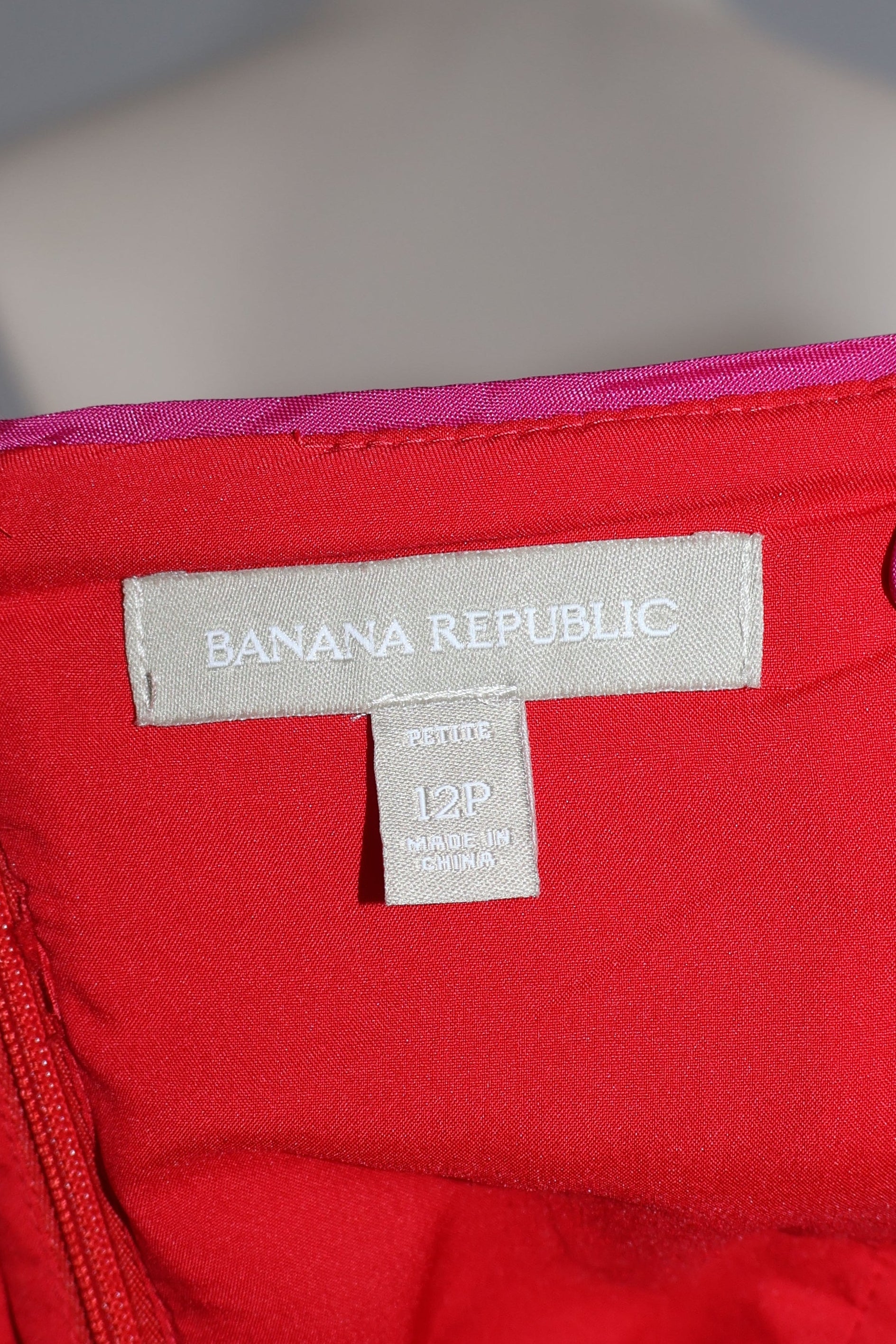 Banana Republic Wool blend Red Dress / Size 12 petite