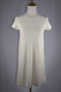 Theory Ivory Knit Empire Dress / Size S