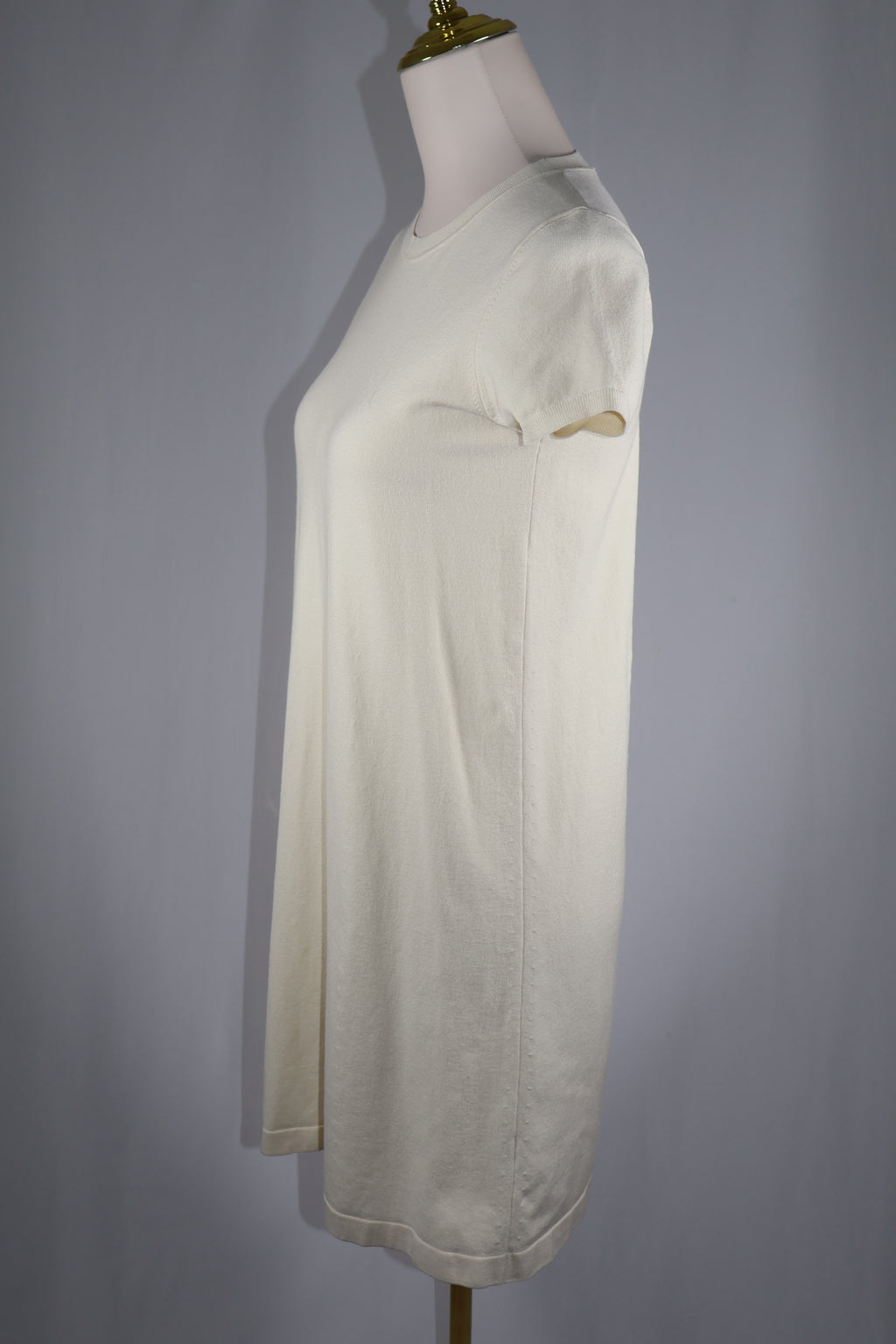 Theory Ivory Knit Empire Dress / Size S