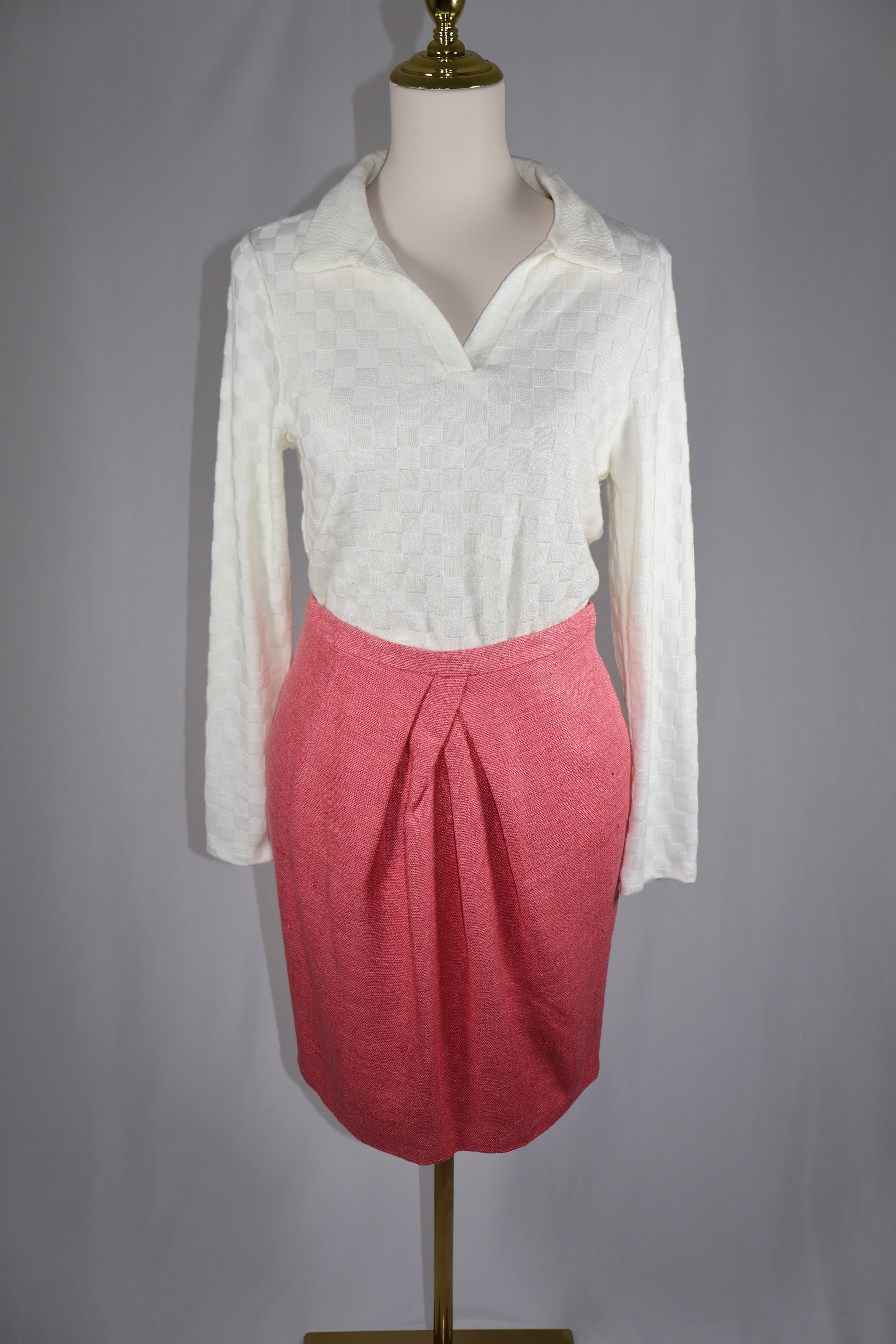 Vintage Gianni Versace Tailored Pencil skirt - Made In Italy / Size 42 / US 6