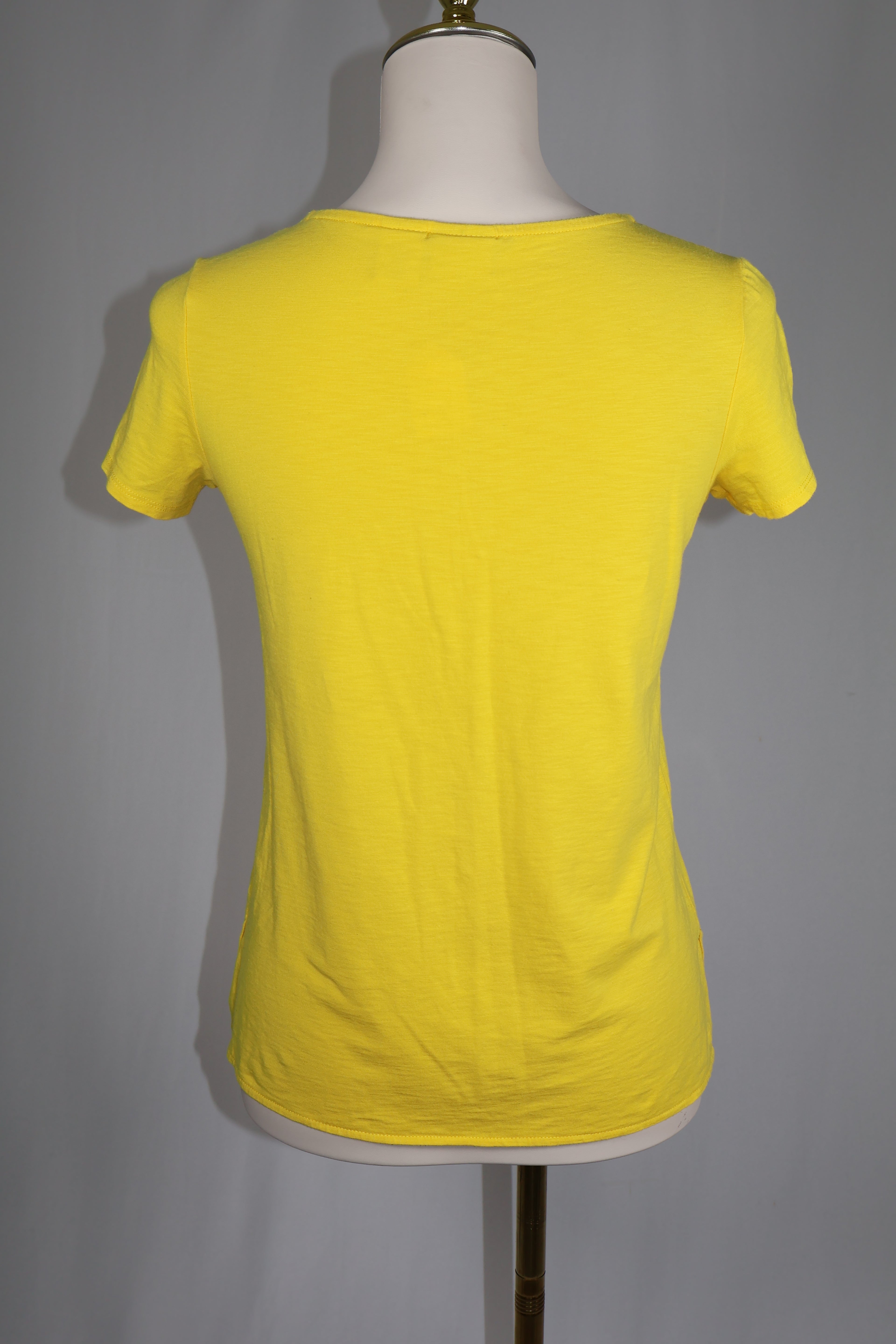 St.Tropez West Ribbed Modal Cotton Tee / Size XS