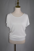 Catherine Malandrino Ribbed Modal Top / Size M