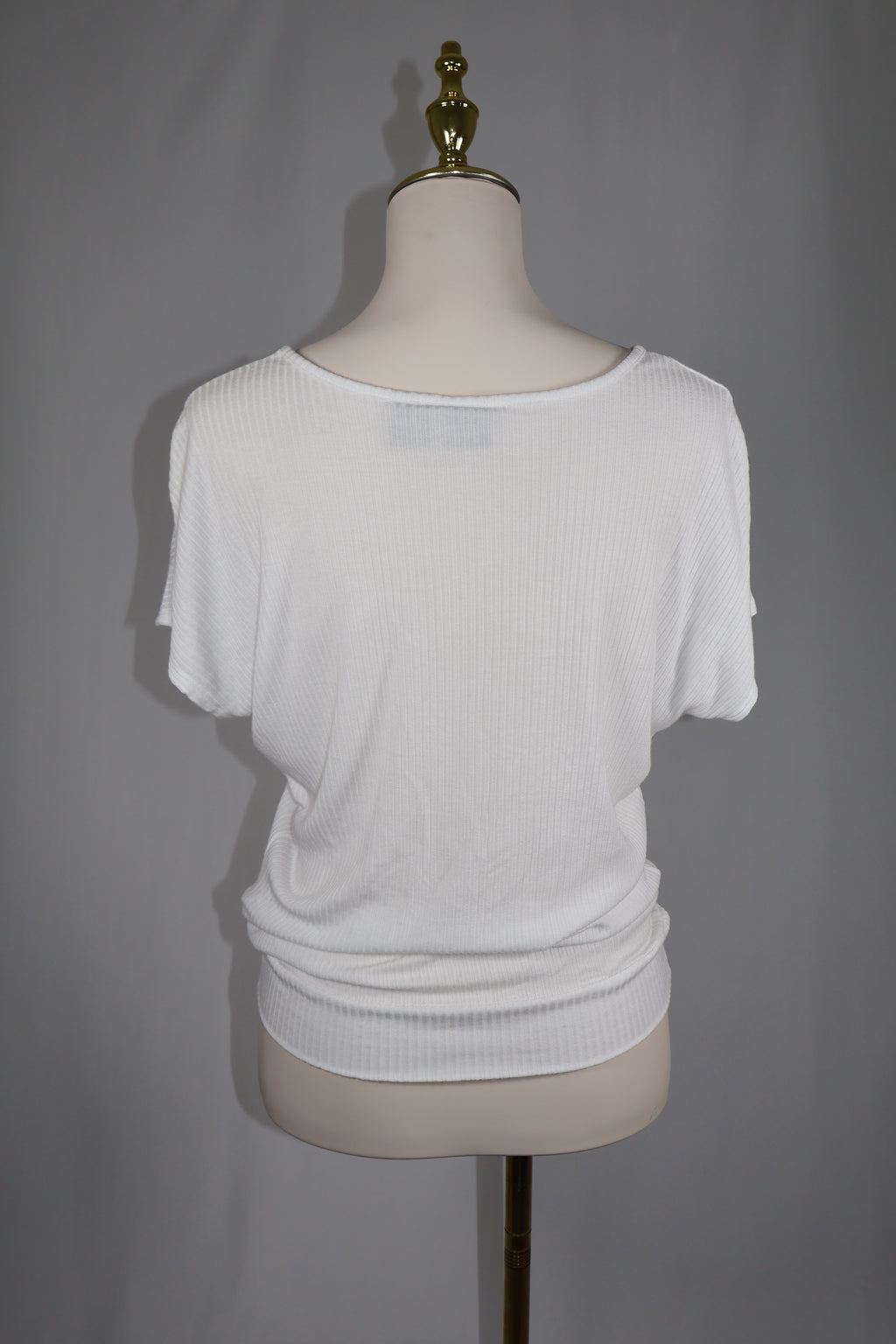 Catherine Malandrino Ribbed Modal Top / Size M