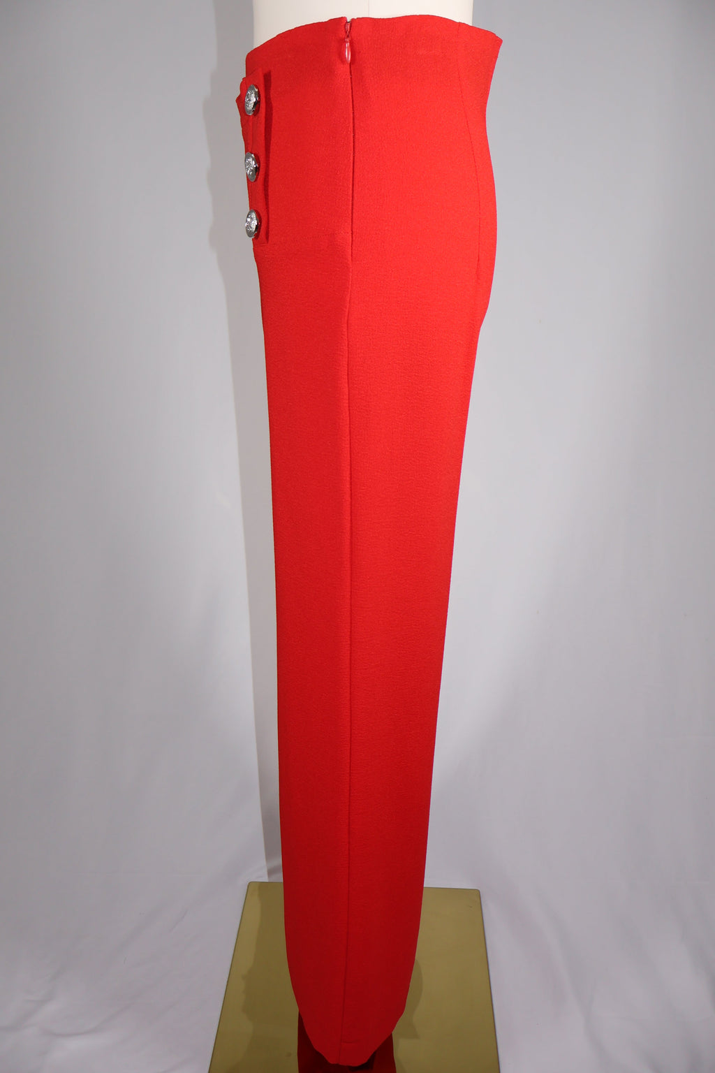 Rampage High-Waisted Sailor Button Trousers (Y2K) / Size S