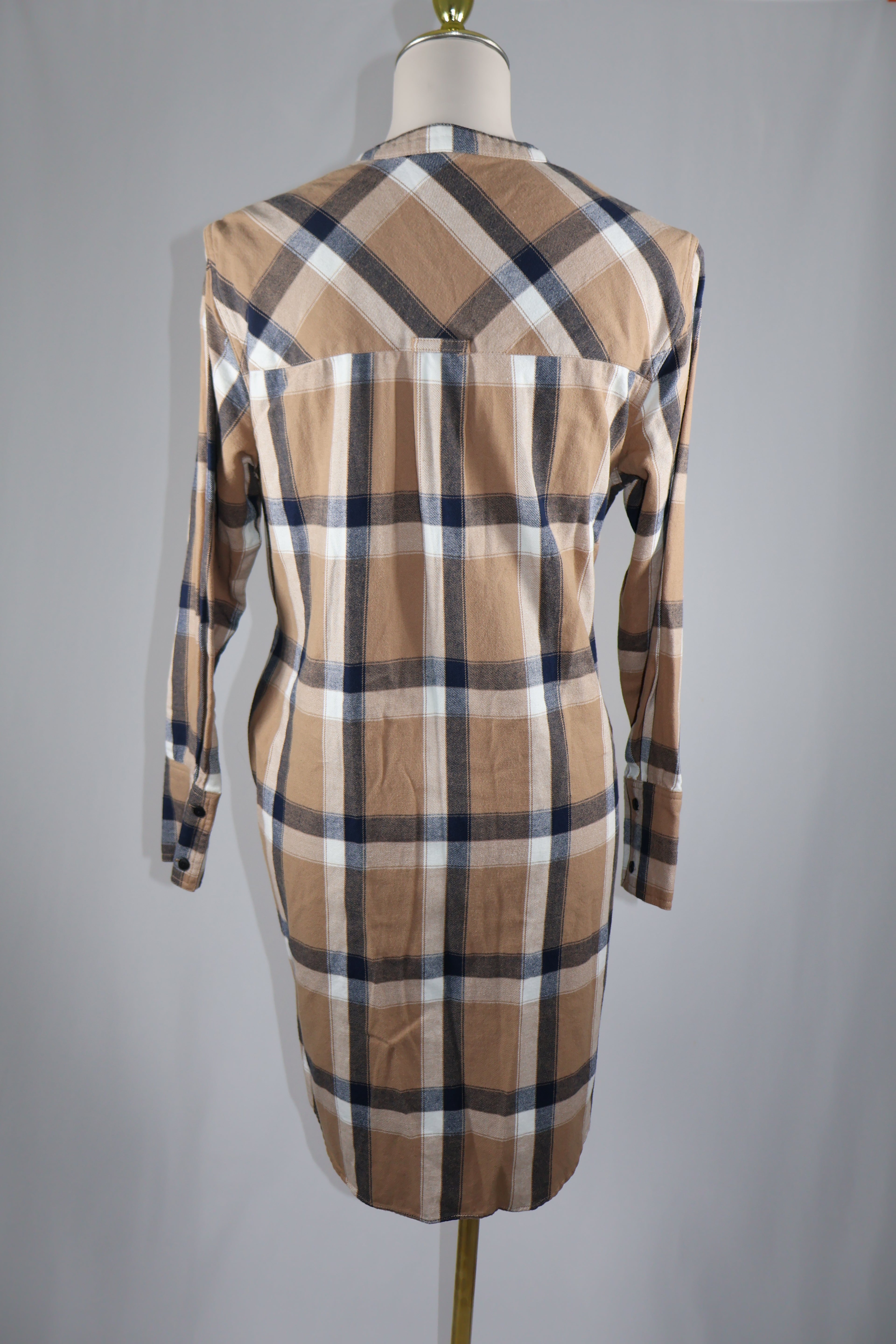 Derek Lam Plaid Tie Waist Dress / Size 8