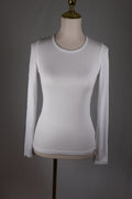Splendid Ribbed Long Sleeve Top White / Size S