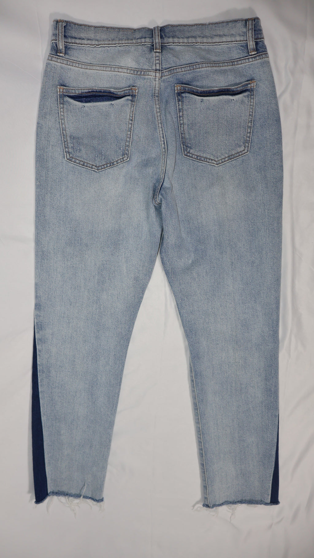 Pistola Two Tone Distressed Skinny Jean / Size 28