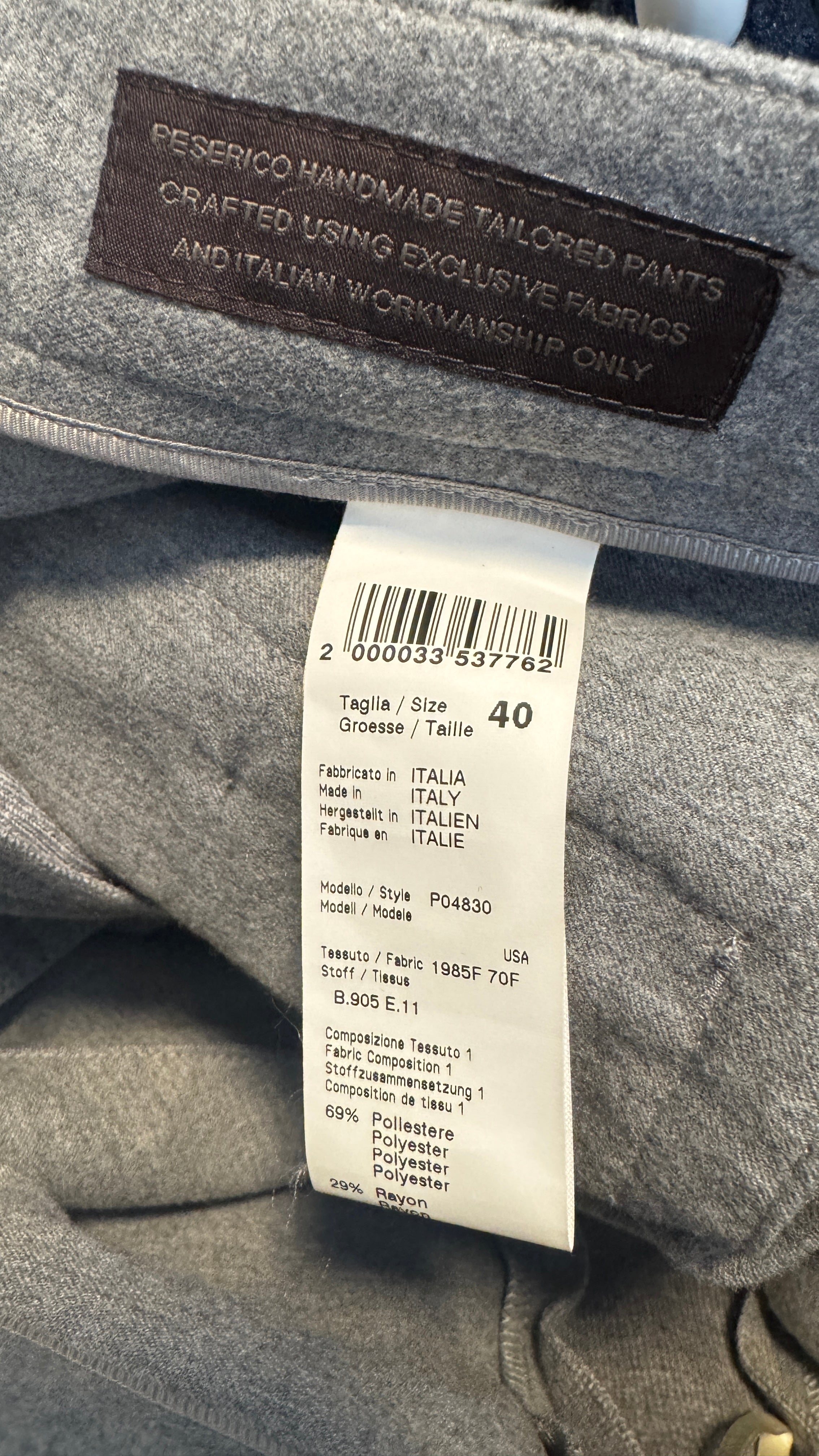 Peserico Italian Tailored Jogger Pants / Size 40/S