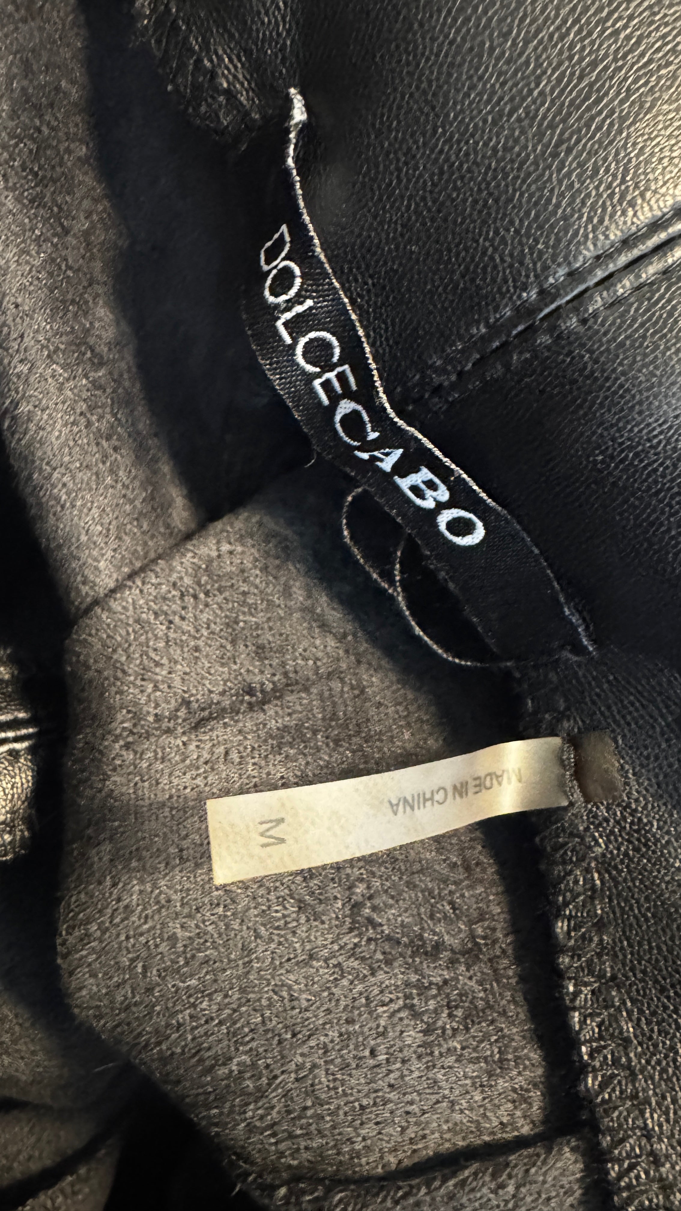 Dolce Cabo Vegan Leather Paperbag Pants / Size M