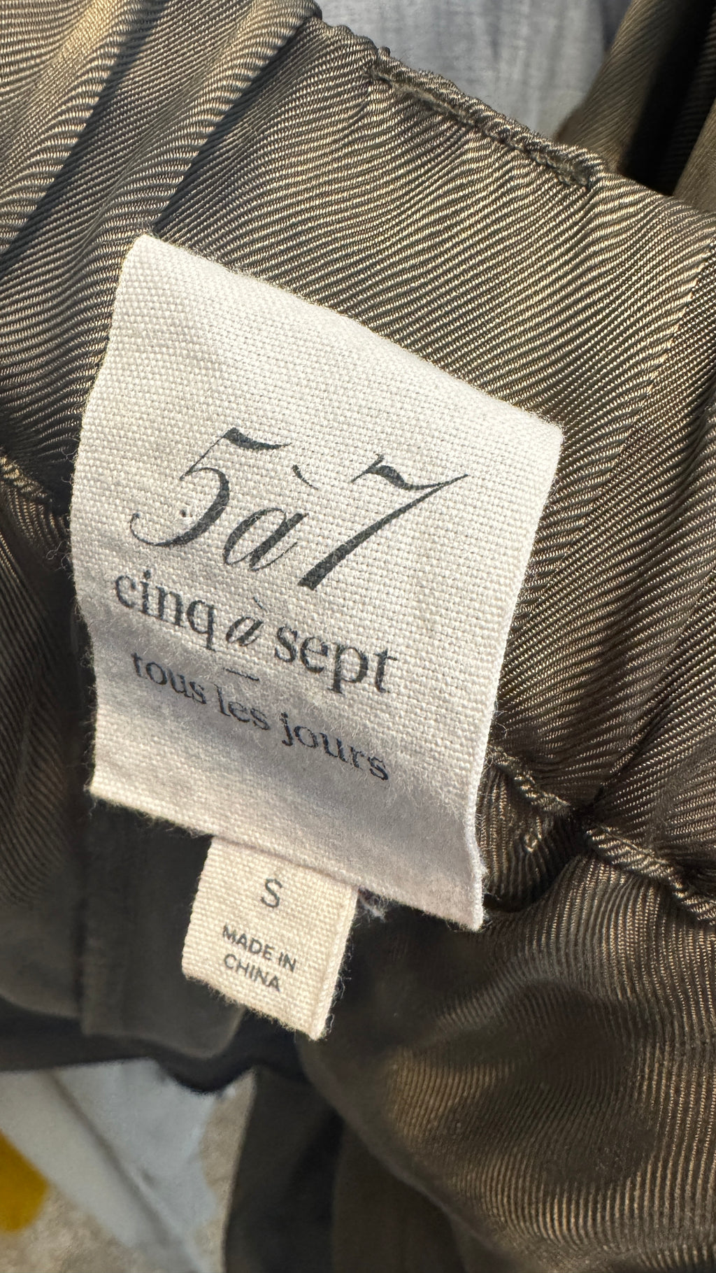 Cinq a Sept 5a7 Olive Tapered Trousers / Size S