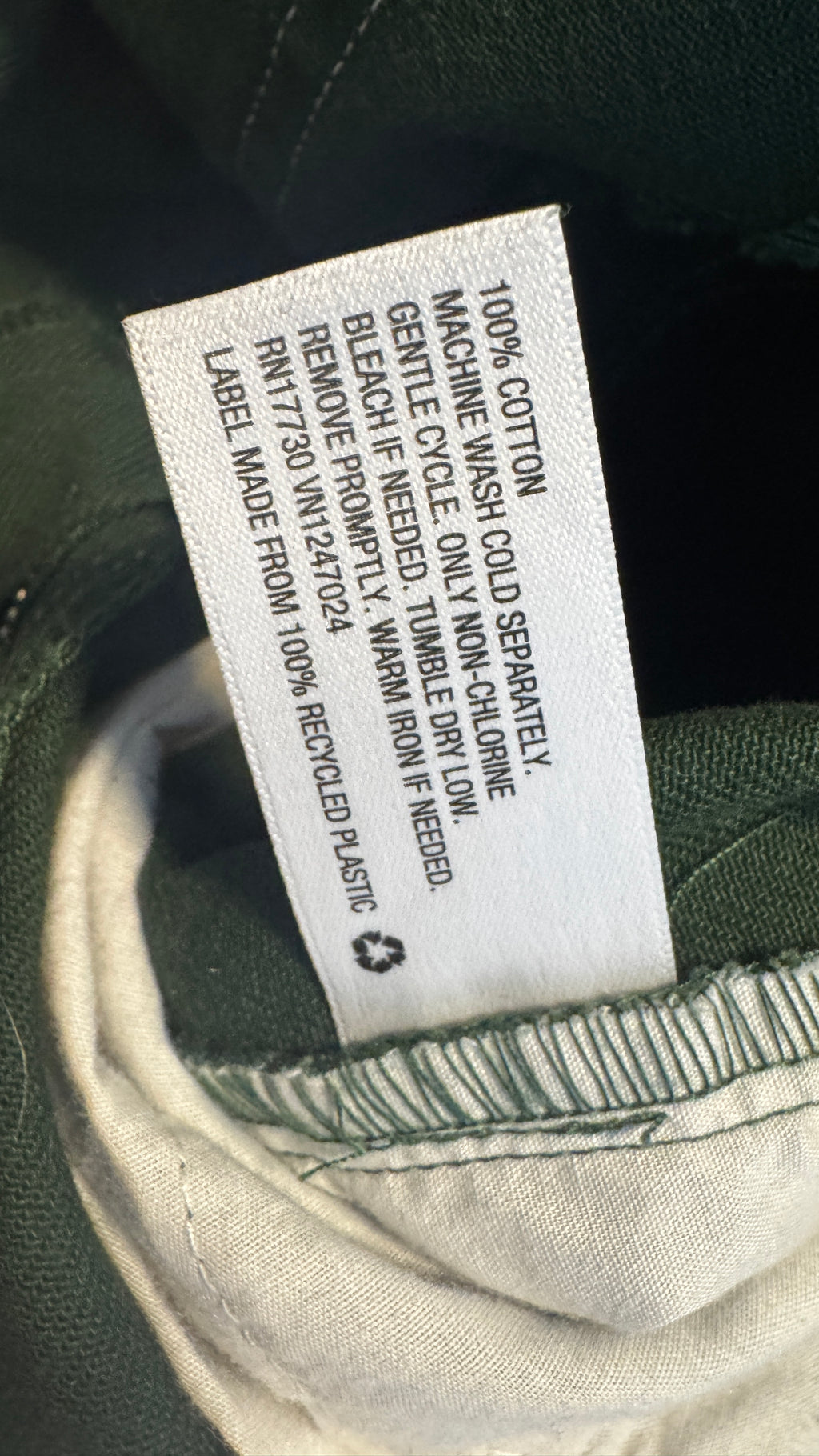 Sandy Liang Green Cargo Utility Pants | Size 6