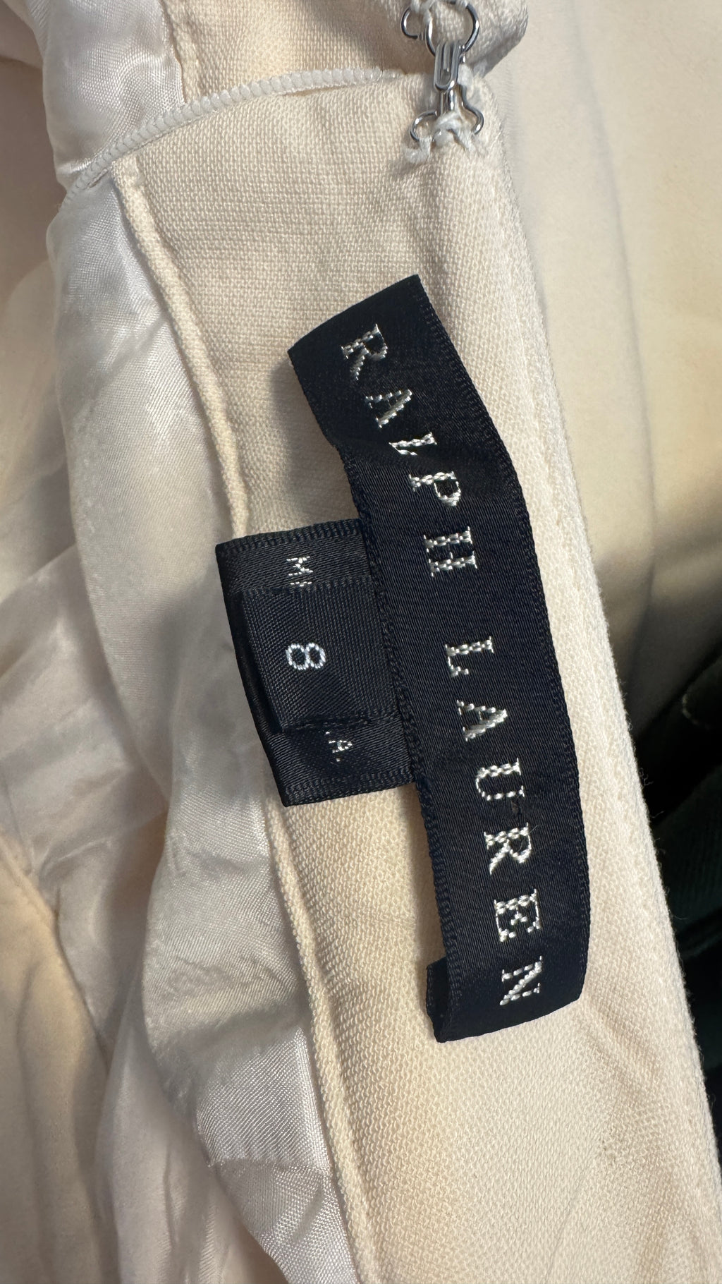 Ralph Lauren Mainline 100% Wool Wide Leg Cropped Trousers | Size 8