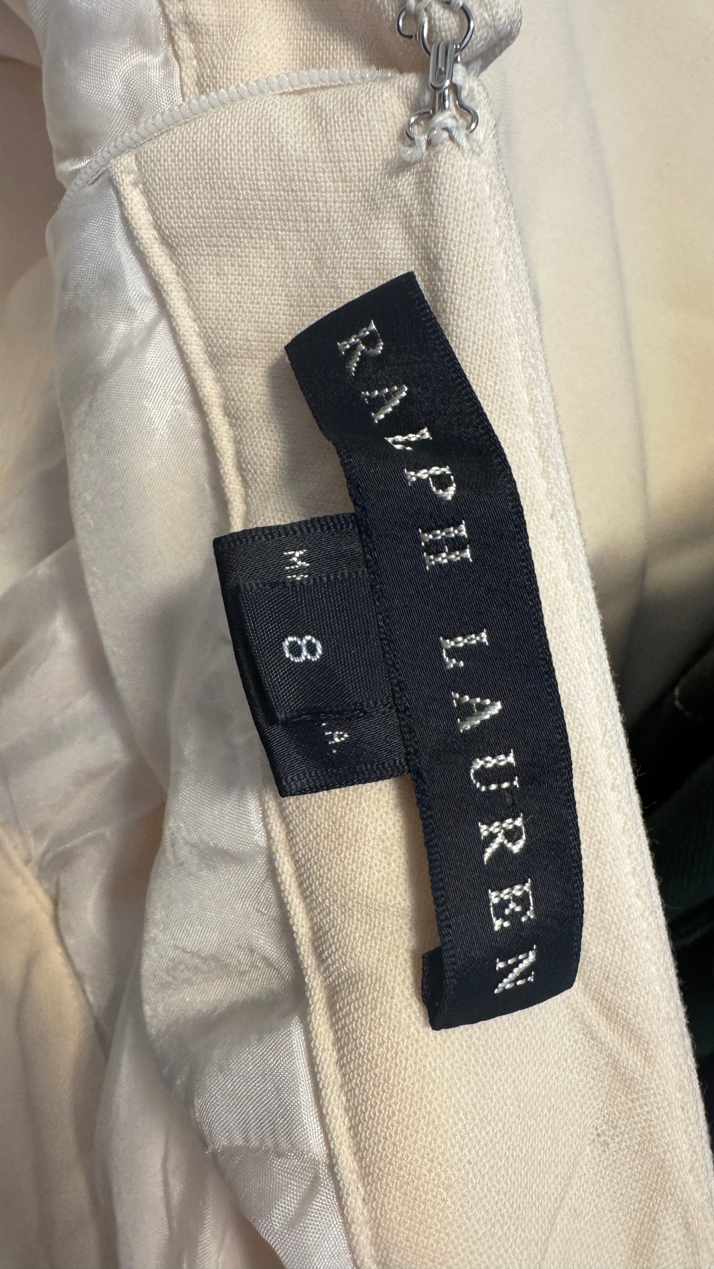 Ralph Lauren Mainline 100% Wool Wide Leg Cropped Trousers | Size 8