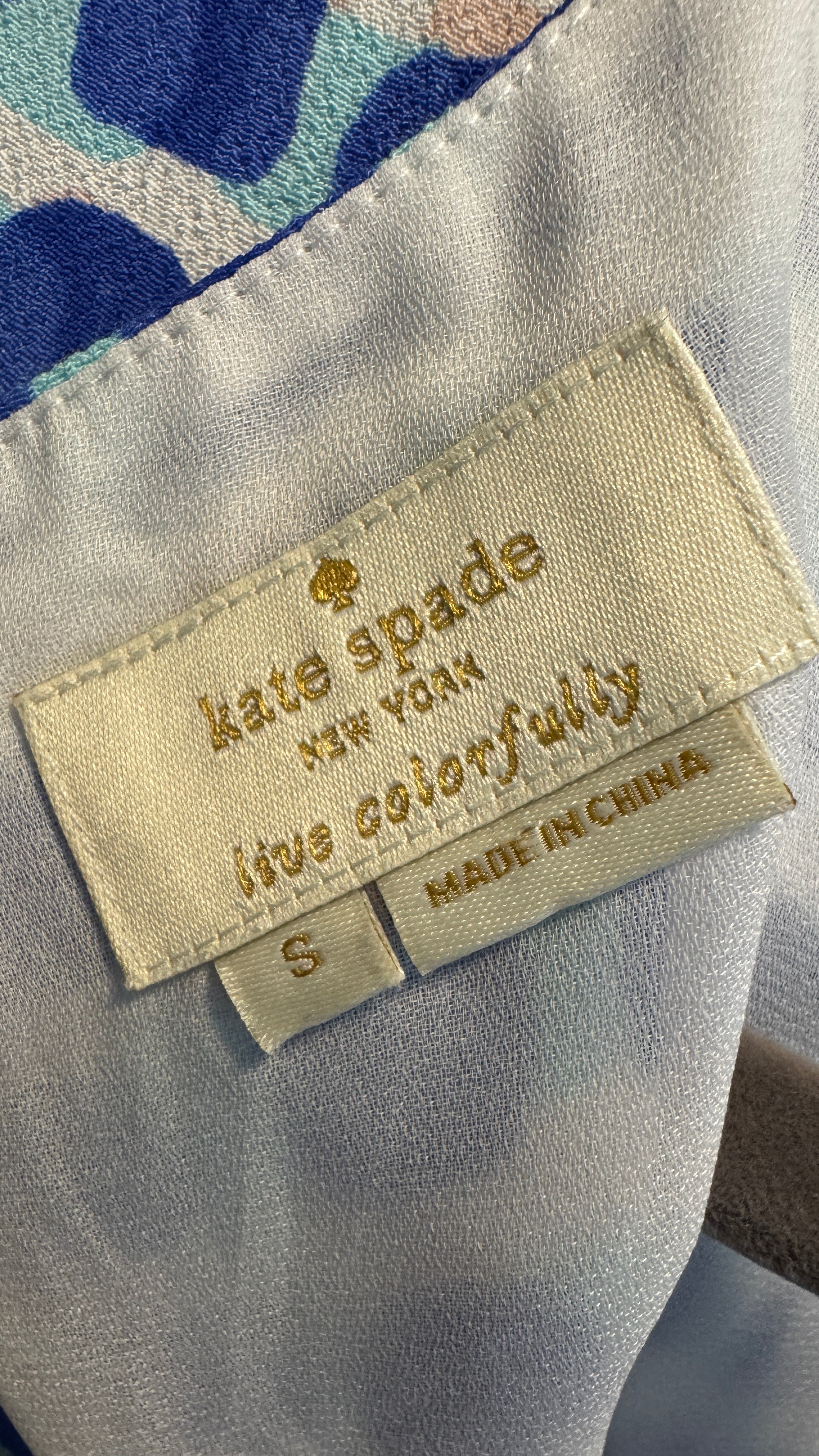 Kate Spade Live Colourfully Double Layer Tank / Size S