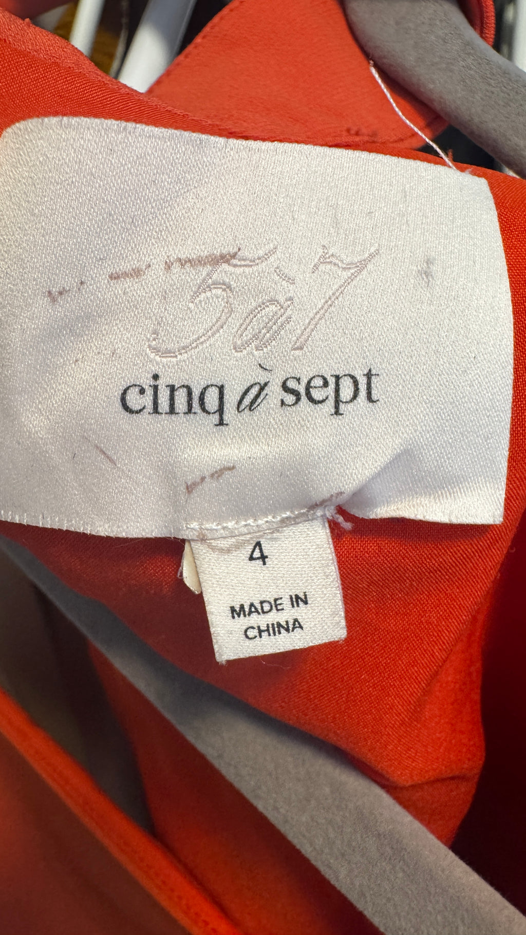 Cinq a Sept Amara Choker Crop Top / Size 4