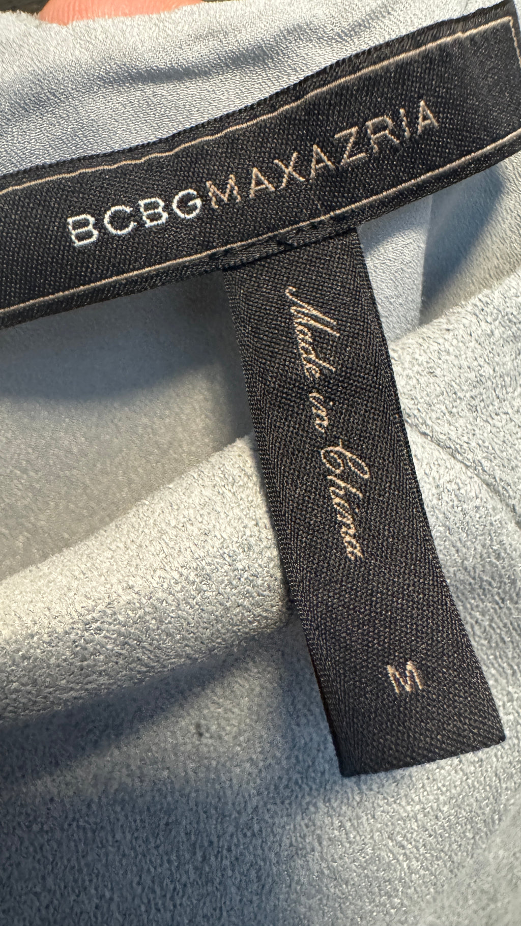 BCBG Max Azria Faux Suede Minidress / Size M